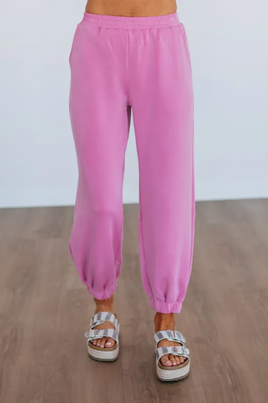Teleri Lounge Joggers - Bubblegum sold by Wild Oak Boutique
