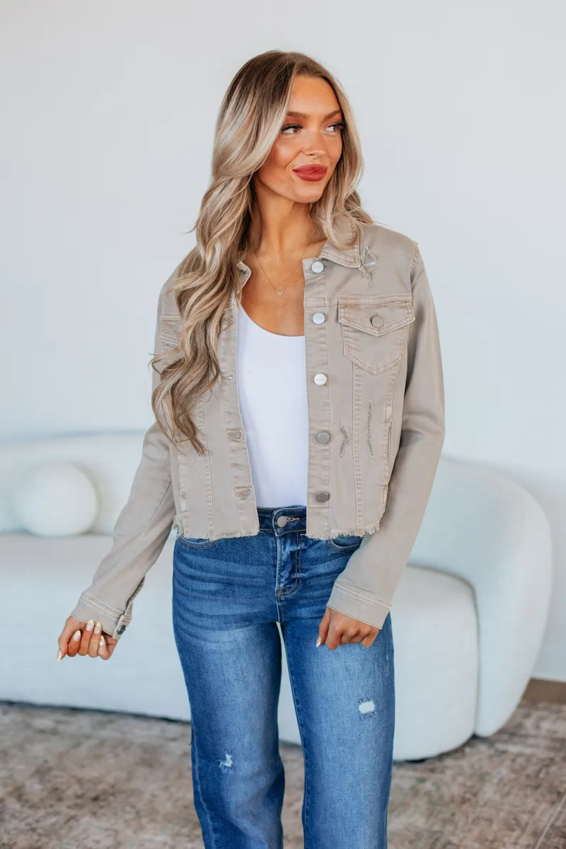 RISEN: CARGO POCKET DENIM JACKET main image 1