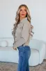 Gemma Risen Denim Jacket - Taupe sold by Wild Oak Boutique