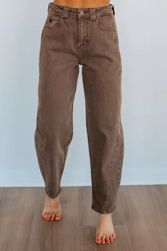 Trevina KanCan Jeans - Brown sold by Wild Oak Boutique