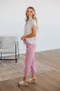 Drea Mica Joggers - Blush sold by Wild Oak Boutique