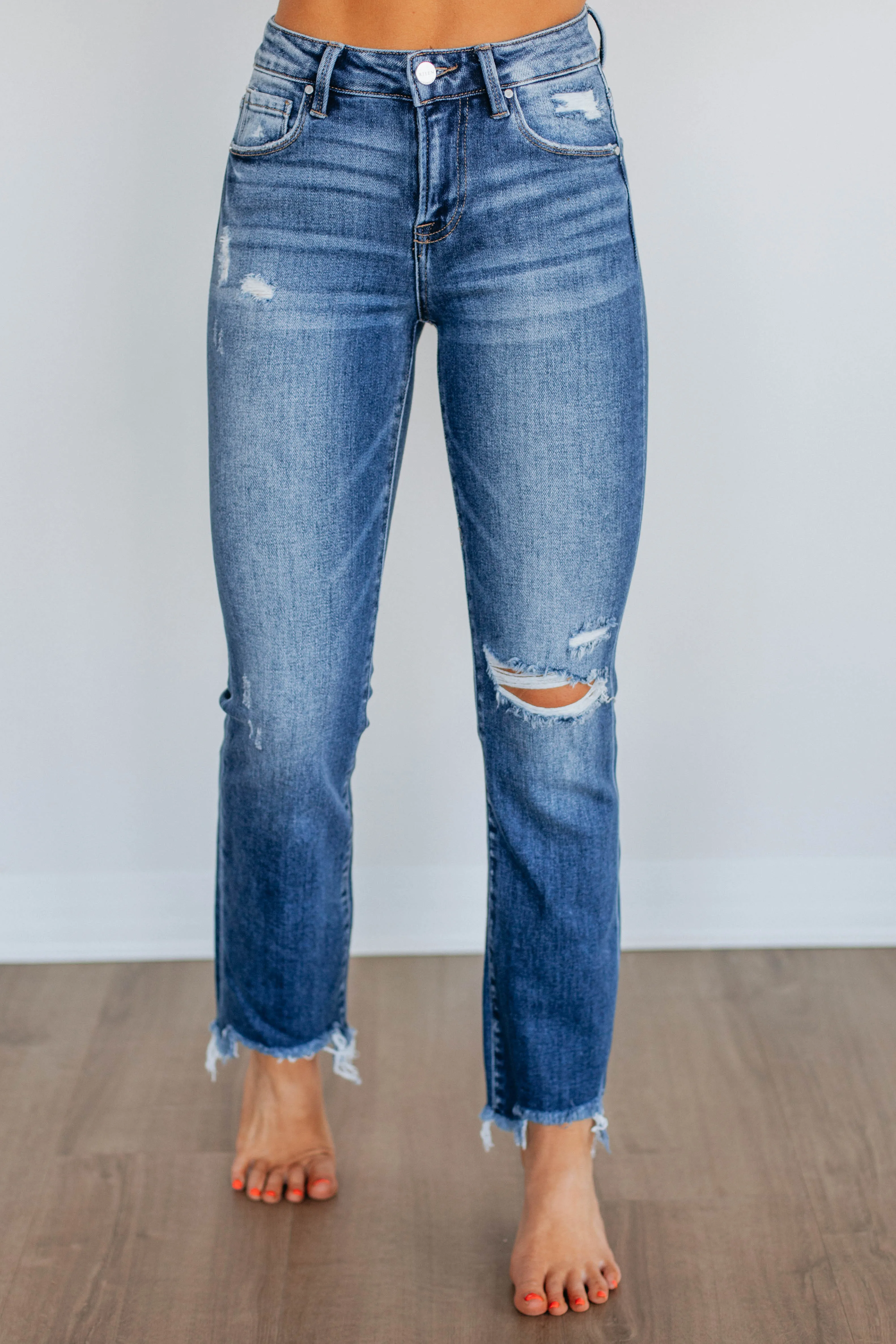 Carmen Risen Jeans sold by Wild Oak Boutique