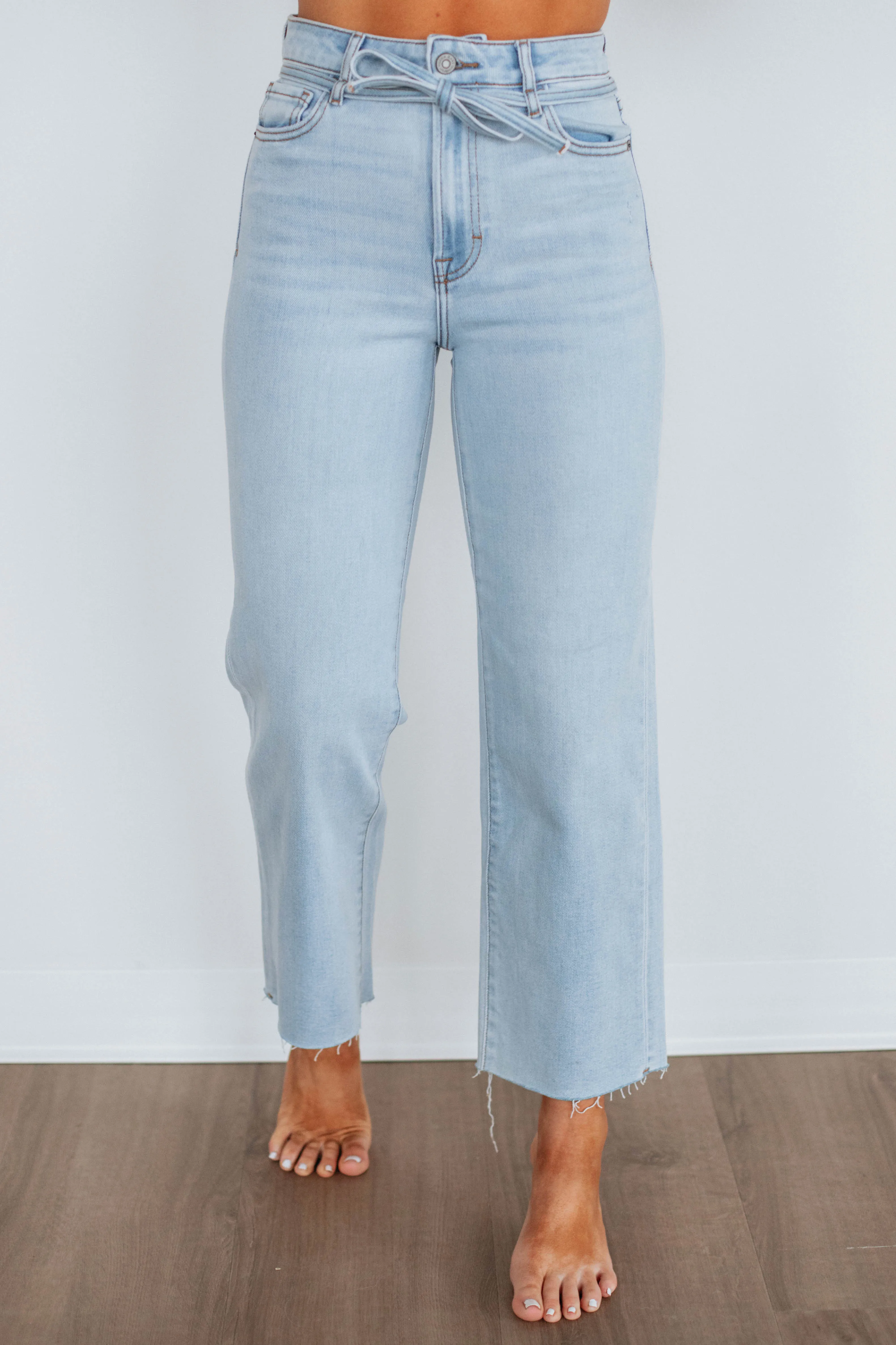 Ella Hidden Jeans - Light Wash sold by Wild Oak Boutique product image thumbnail 5