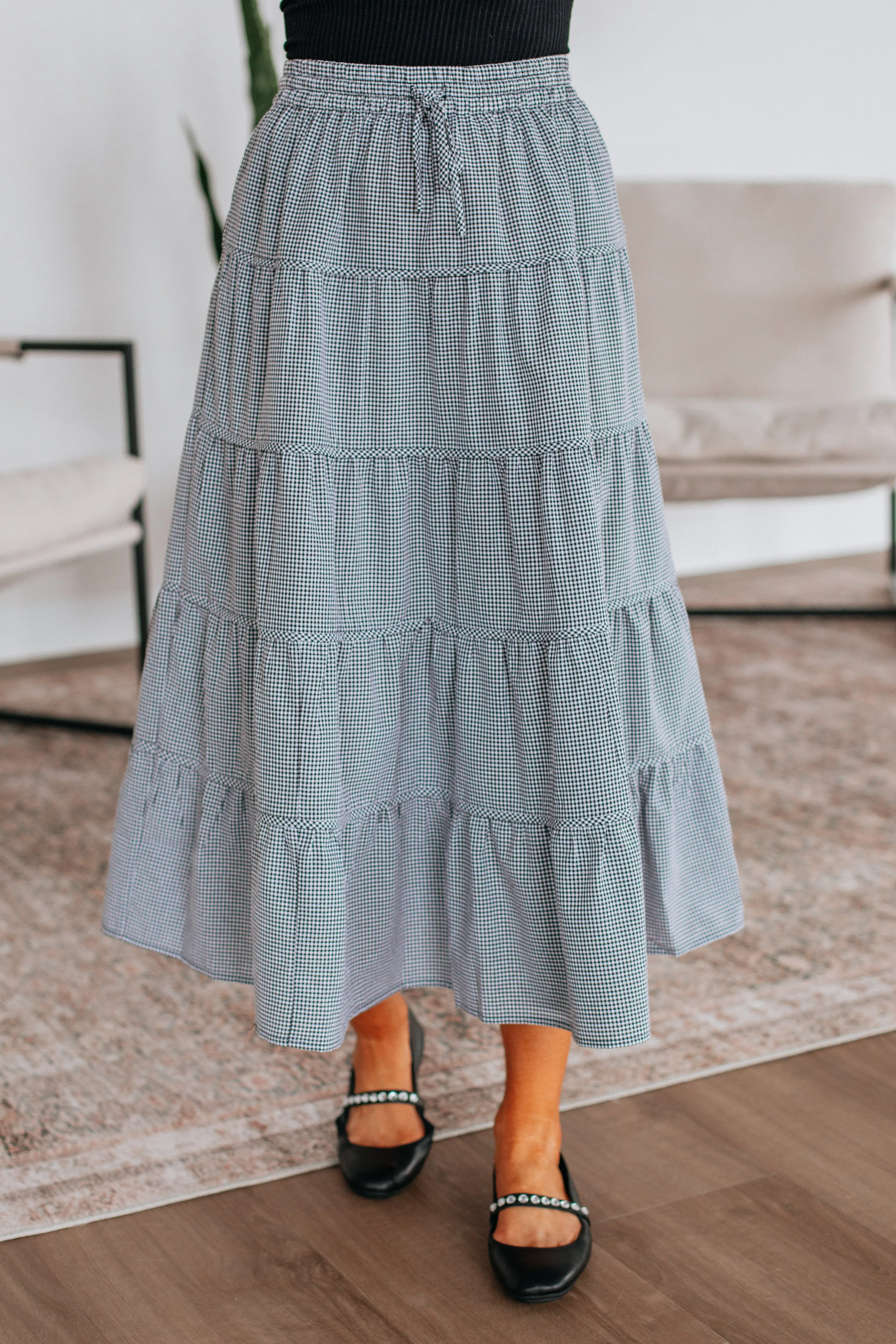 Vaya Tiered Skirt sold by Wild Oak Boutique product image thumbnail 5