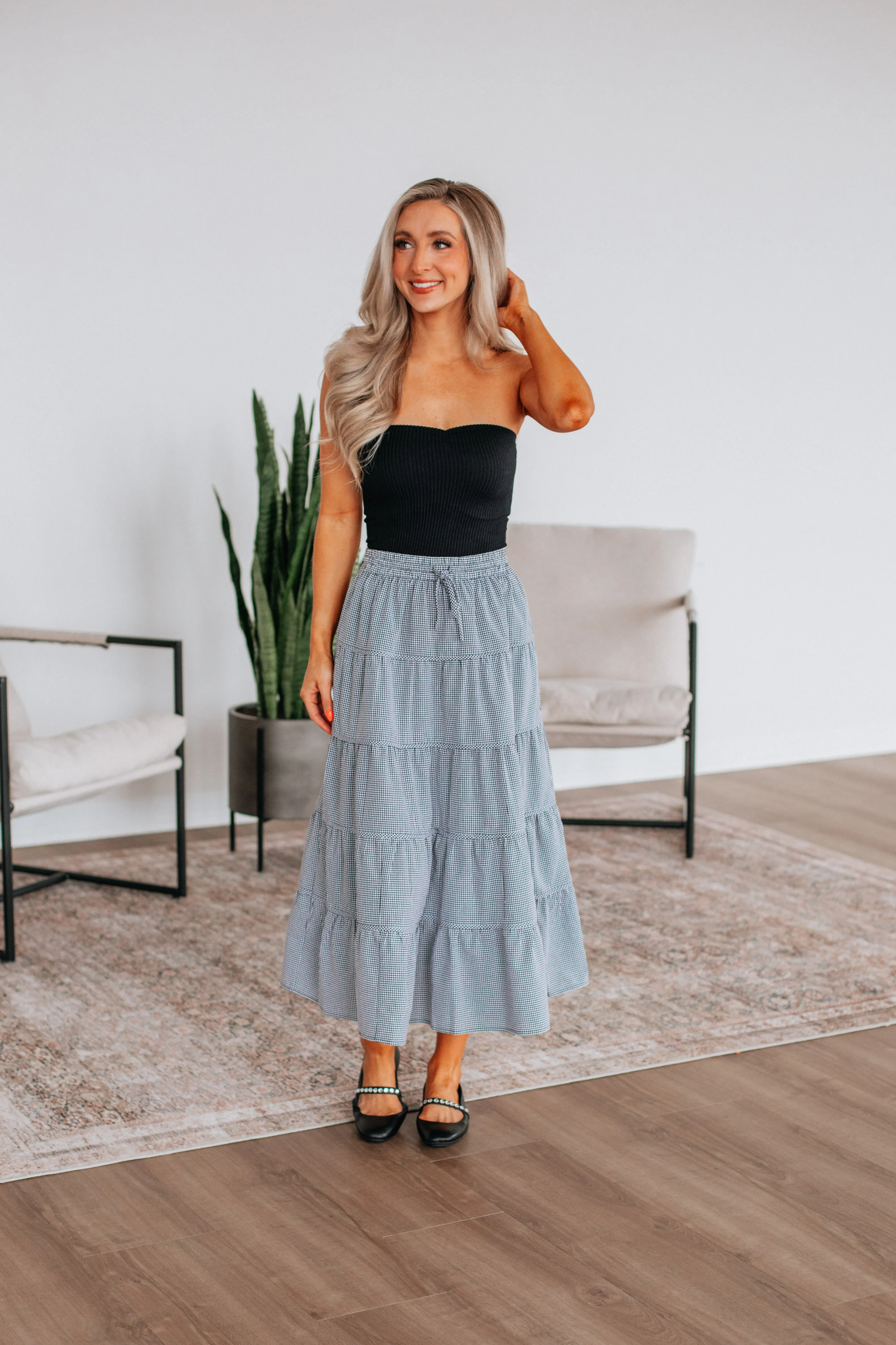 Vaya Tiered Skirt sold by Wild Oak Boutique product image thumbnail 2