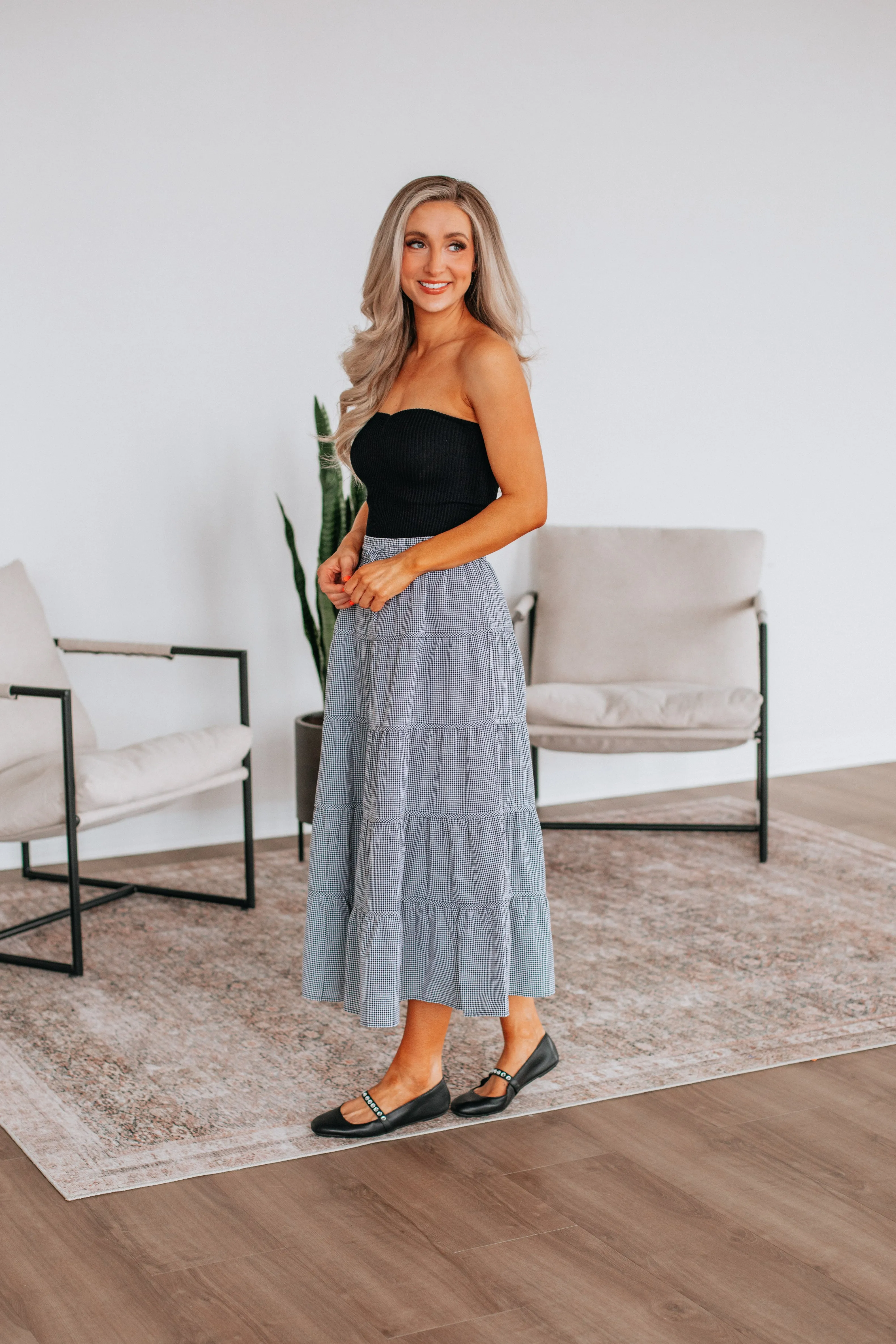Vaya Tiered Skirt sold by Wild Oak Boutique product image thumbnail 3