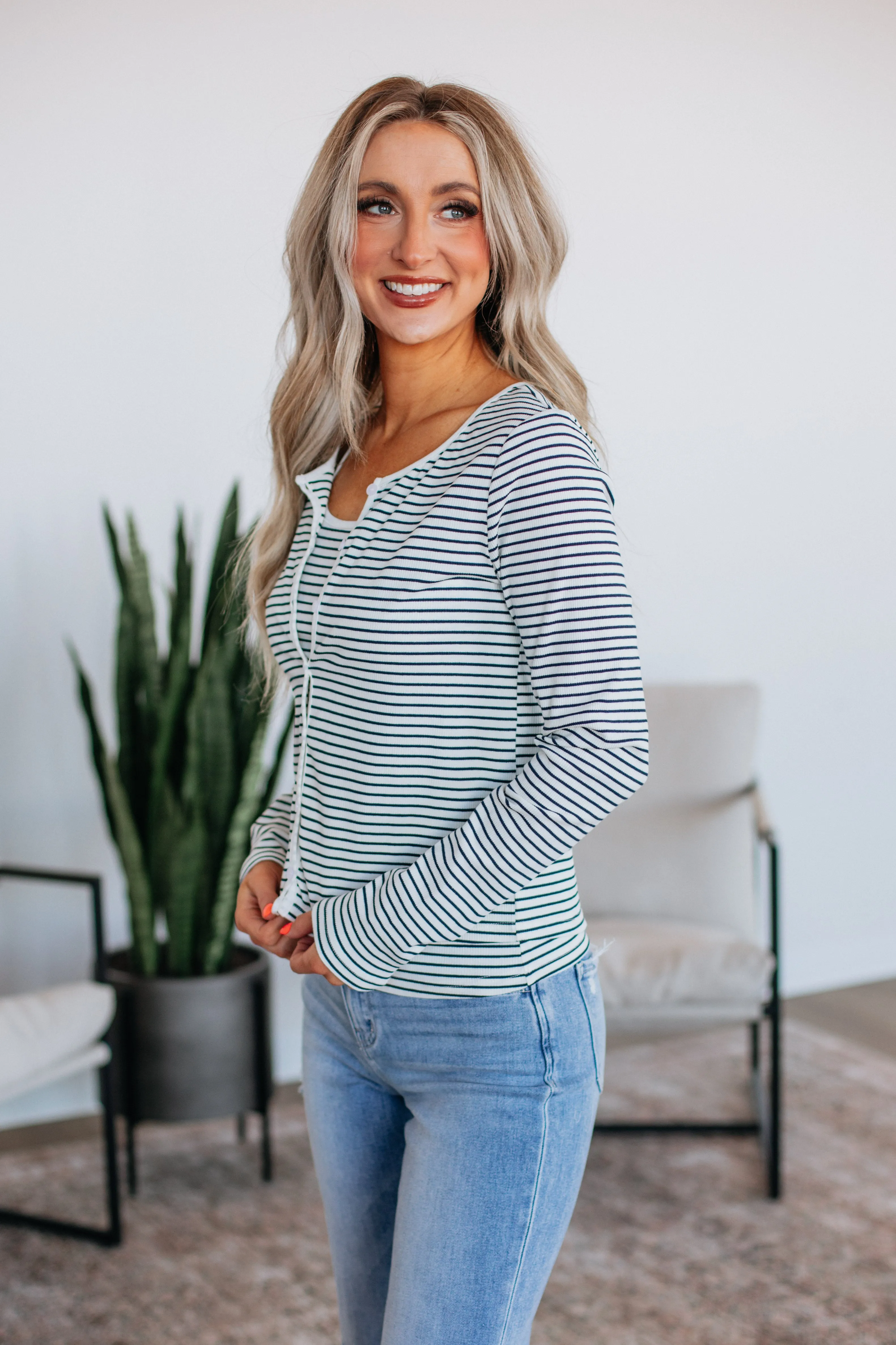 Casey Two-Piece Set - Ivory Mix sold by Wild Oak Boutique product image thumbnail 2