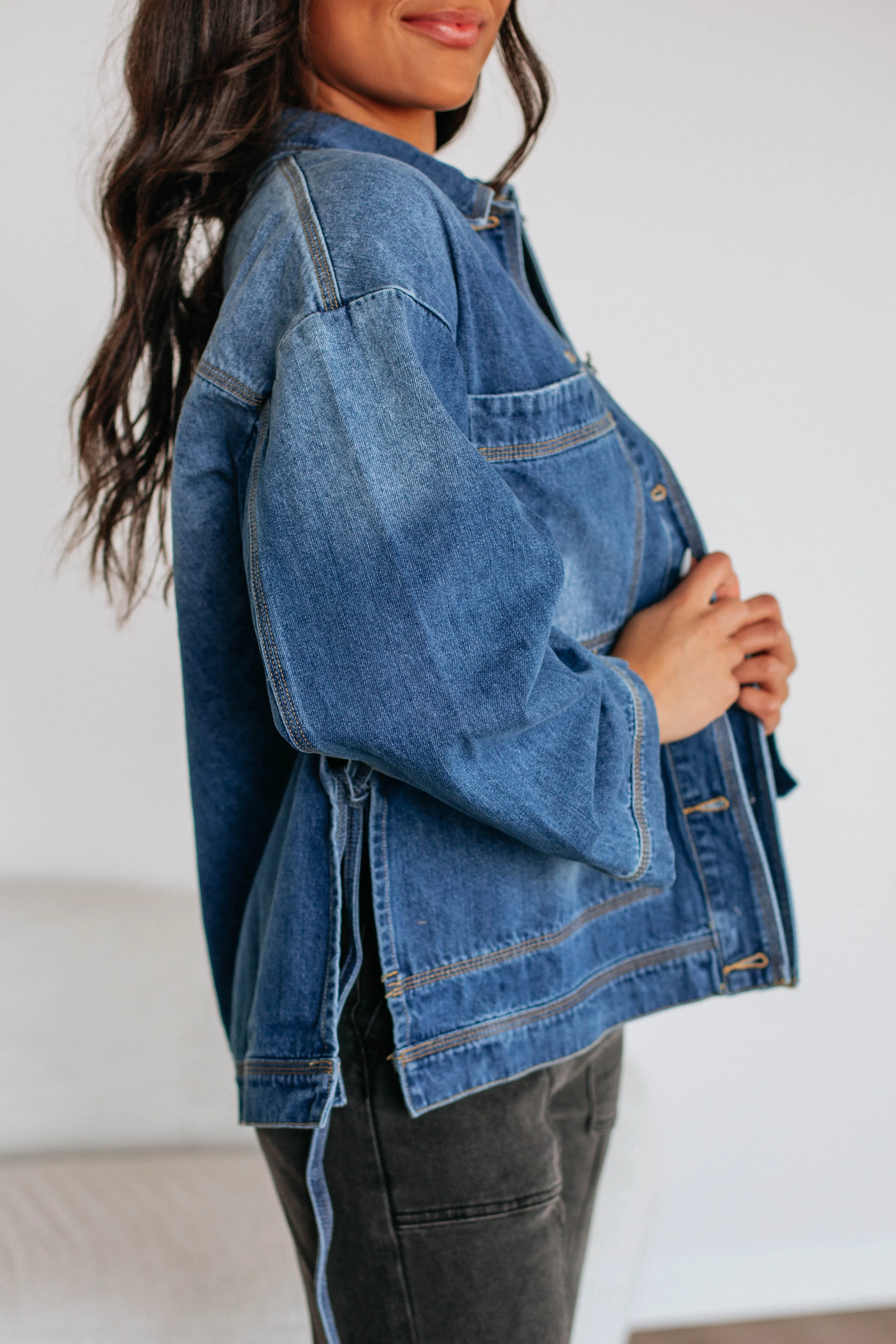 Nash Denim Jacket sold by Wild Oak Boutique product image thumbnail 2