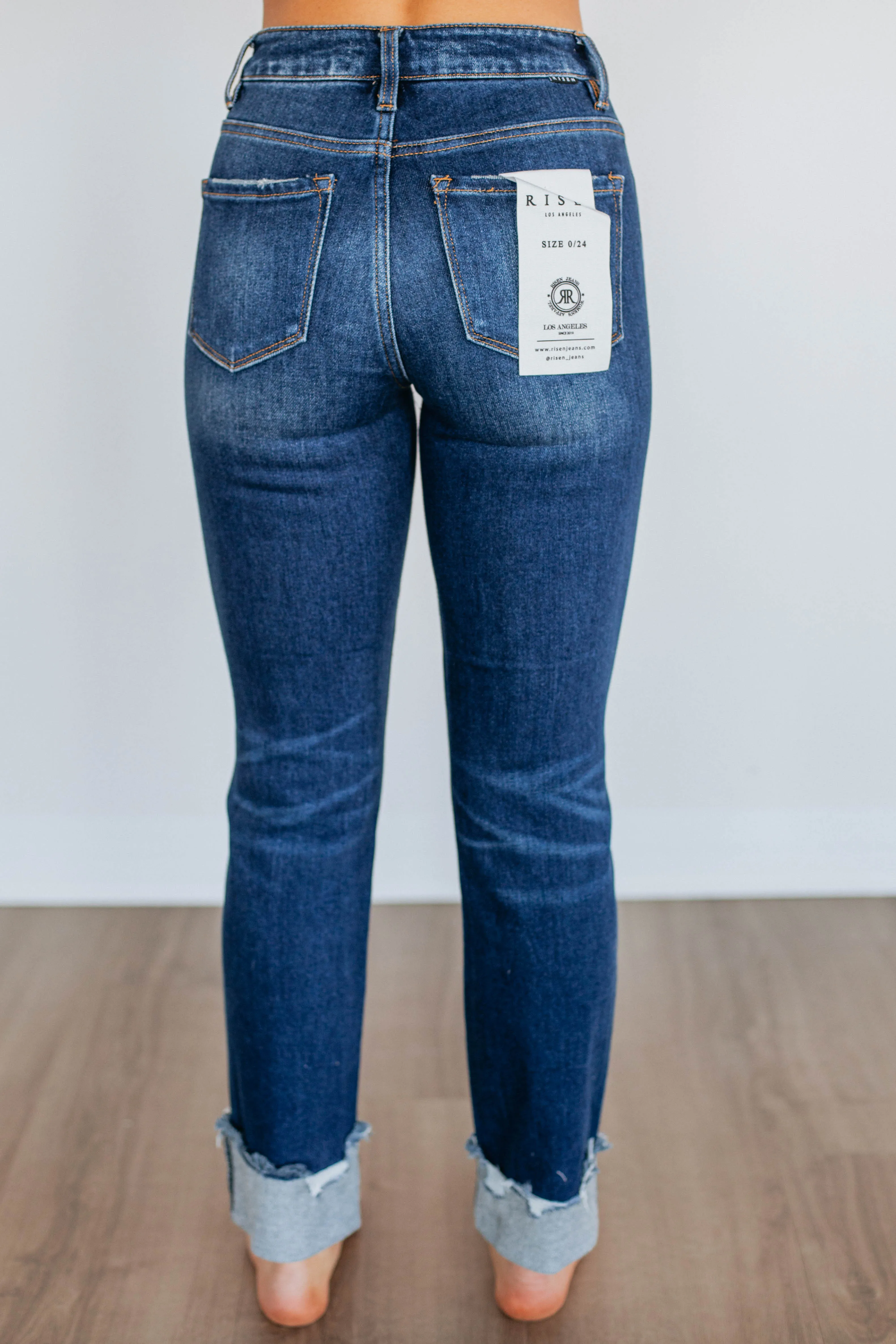 Taylor Risen Jeans - Dark Wash sold by Wild Oak Boutique product image thumbnail 4