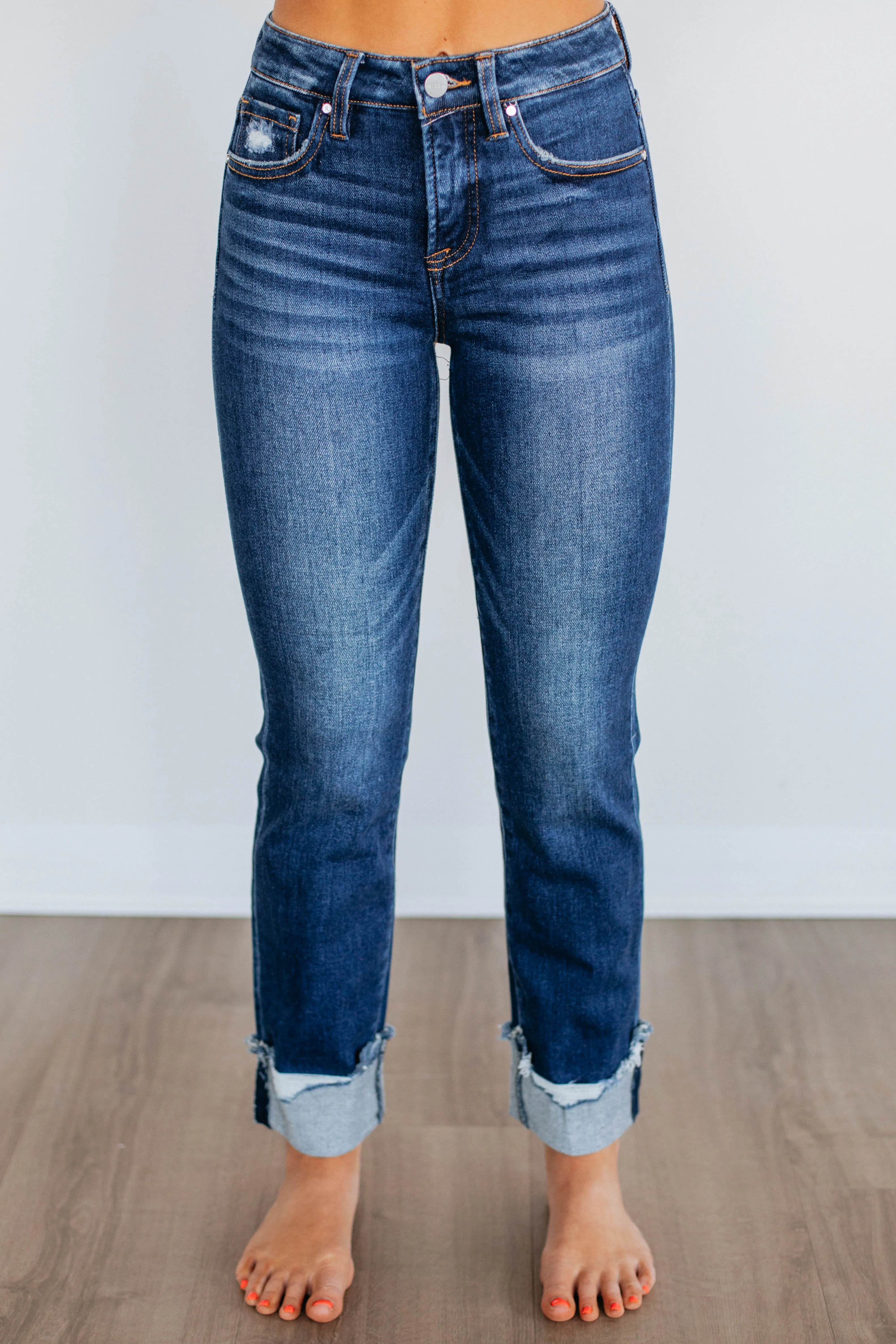 Taylor Risen Jeans - Dark Wash sold by Wild Oak Boutique product image thumbnail 3