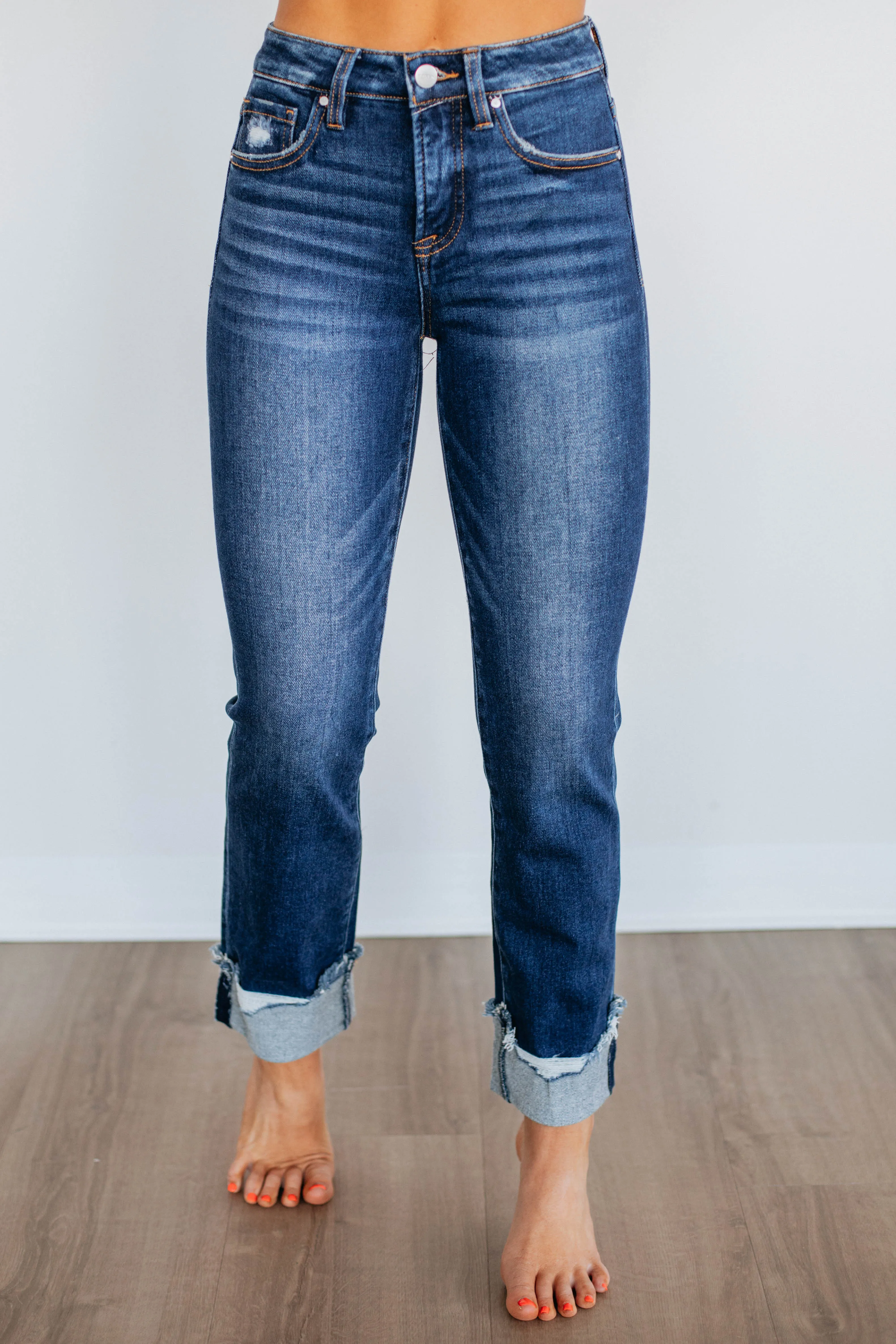 Taylor Risen Jeans - Dark Wash sold by Wild Oak Boutique product image thumbnail 5