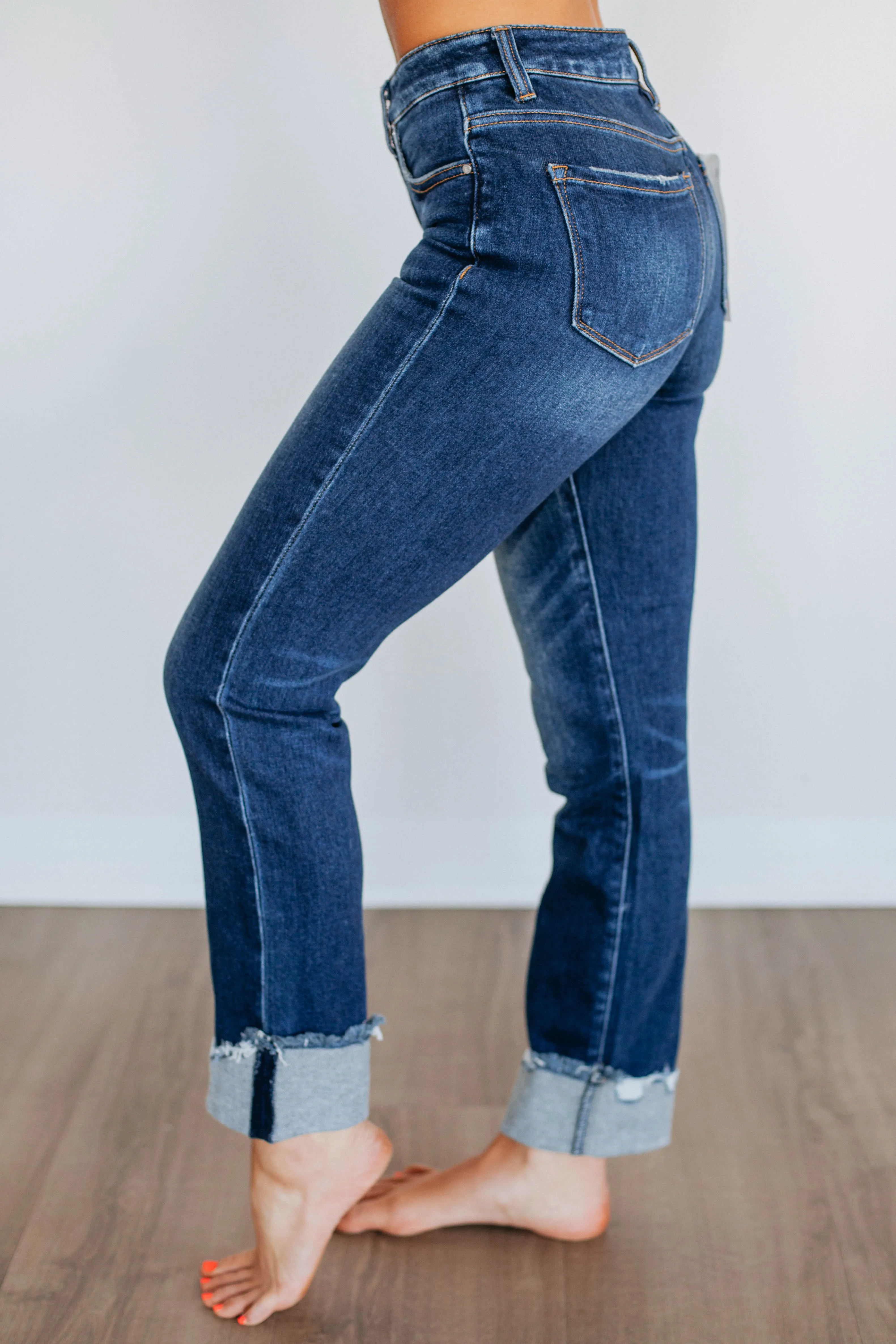 Taylor Risen Jeans - Dark Wash sold by Wild Oak Boutique product image thumbnail 2