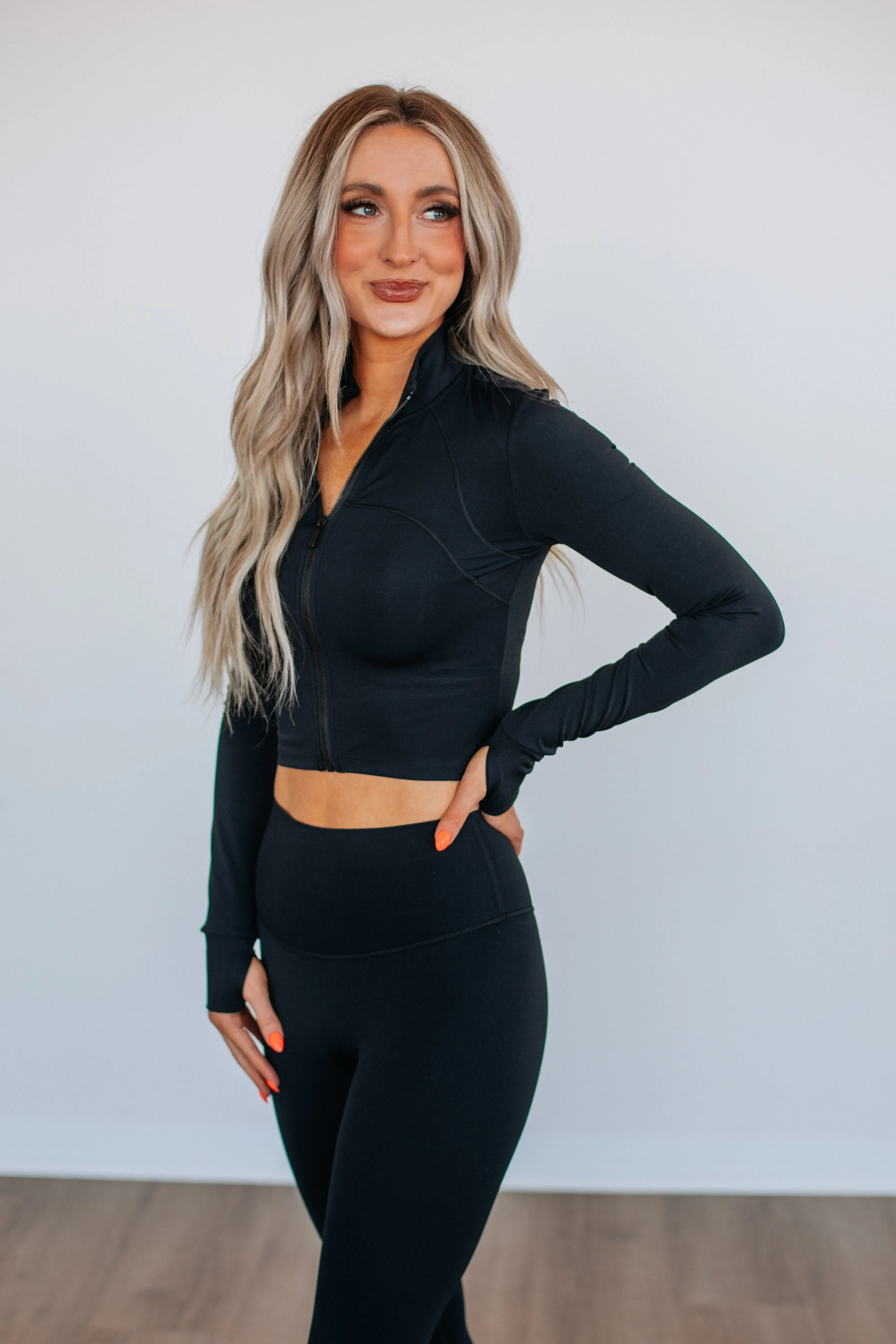 Sevina Active Jacket - Black sold by Wild Oak Boutique product image thumbnail 4