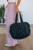 Off The Grid Quilted Weekender Bag - Black sold by Wild Oak Boutique