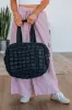 Off The Grid Quilted Weekender Bag - Black sold by Wild Oak Boutique