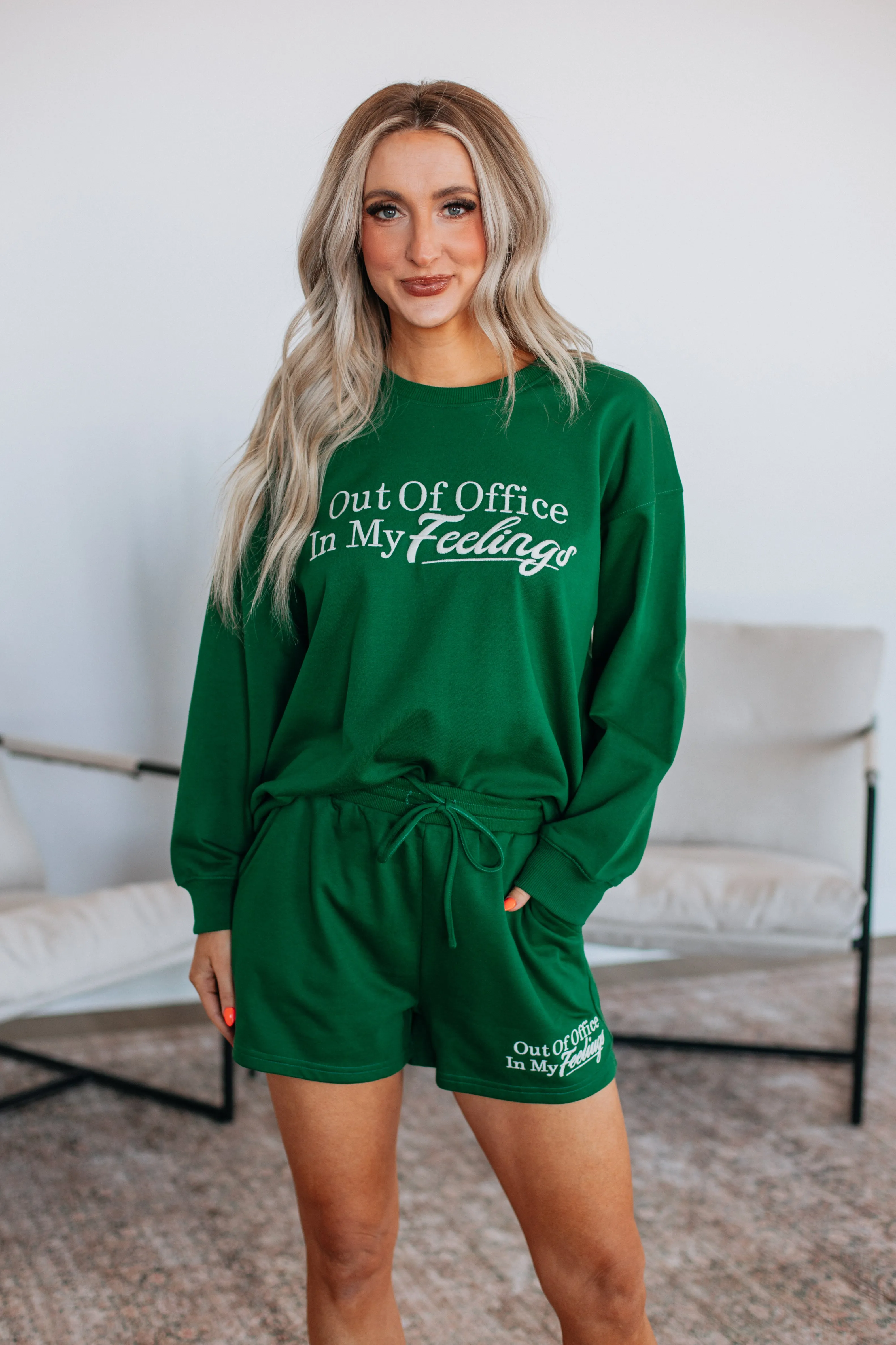 Out Of Office Lounge Sweatshirt sold by Wild Oak Boutique product image thumbnail 4