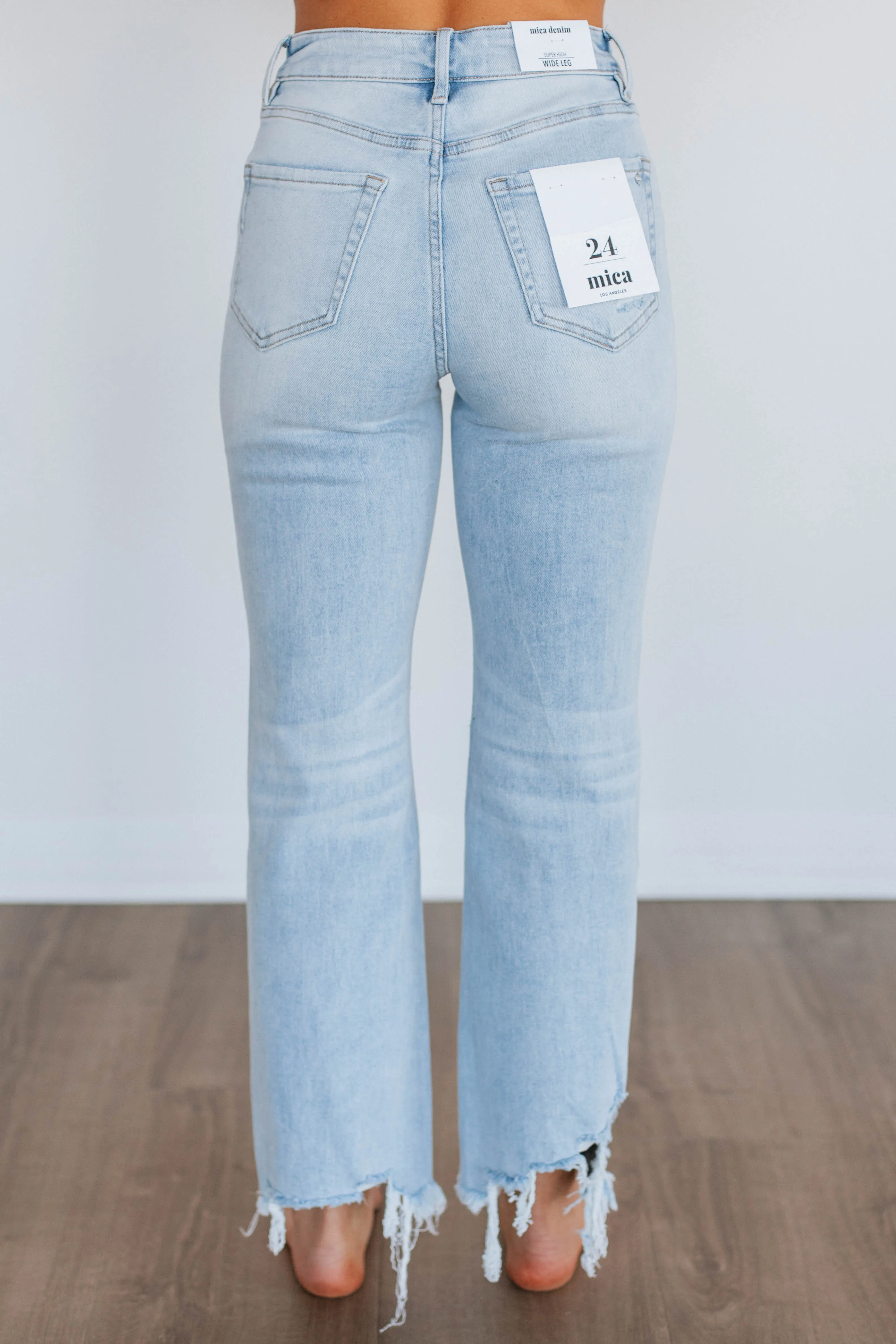Colton Mica Jeans - Light Wash sold by Wild Oak Boutique product image thumbnail 4