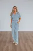 Calliope Two-Piece Set - Slate Blue Mix sold by Wild Oak Boutique