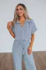 Calliope Two-Piece Set - Slate Blue Mix sold by Wild Oak Boutique