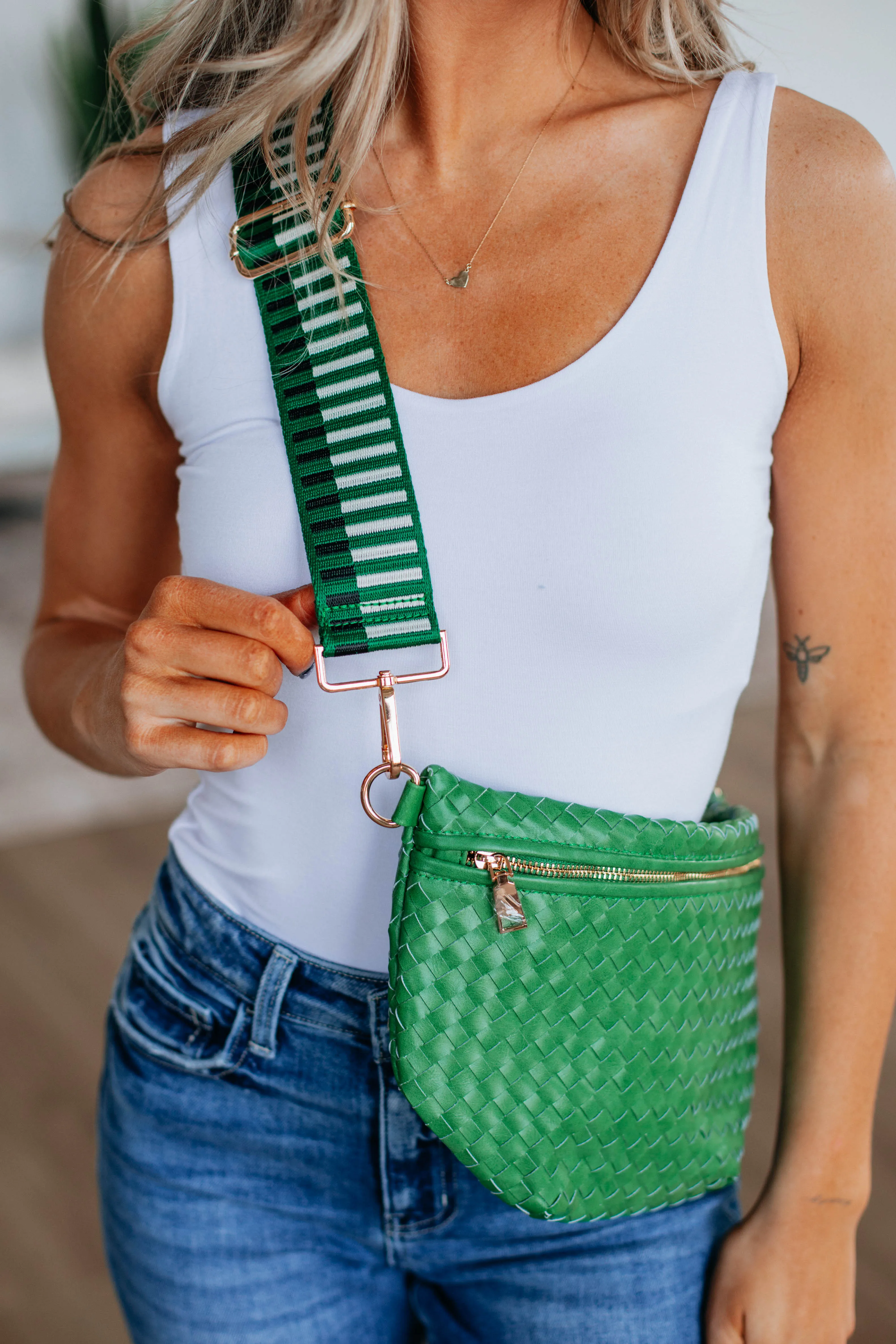 Patsy Bum Bag - Emerald sold by Wild Oak Boutique product image thumbnail 2