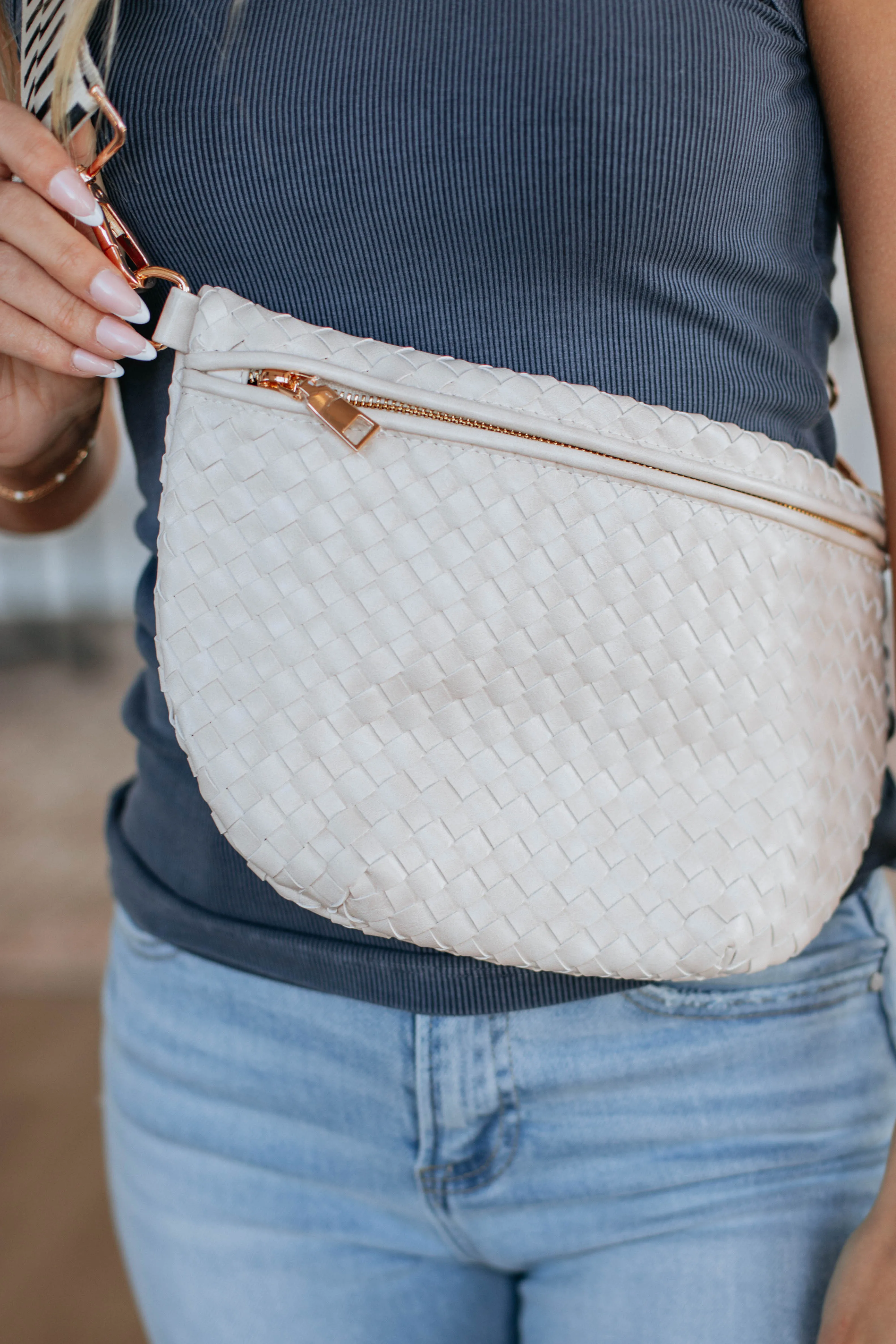 Patsy Bum Bag - Cream sold by Wild Oak Boutique product image thumbnail 2