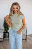Let It Be Known Top - Light Sage sold by Wild Oak Boutique