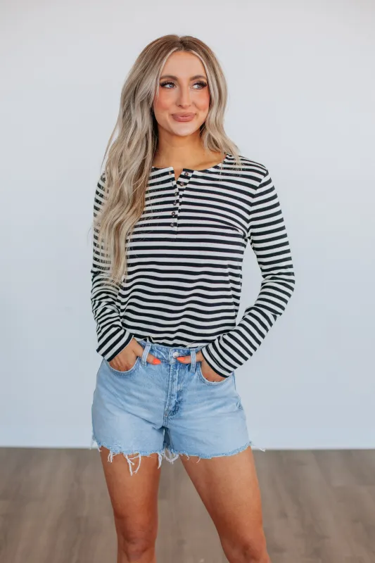 Greta Striped Top sold by Wild Oak Boutique