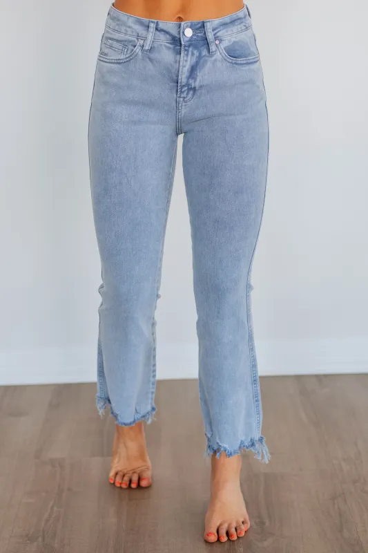 Roxanne Mica Jeans - Steel Blue sold by Wild Oak Boutique
