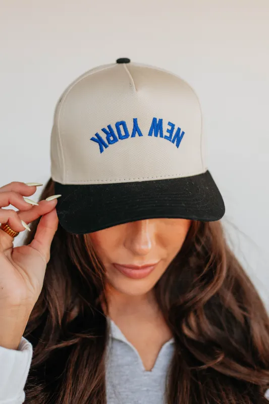 New York Trucker Hat made by Wild Oak Boutique