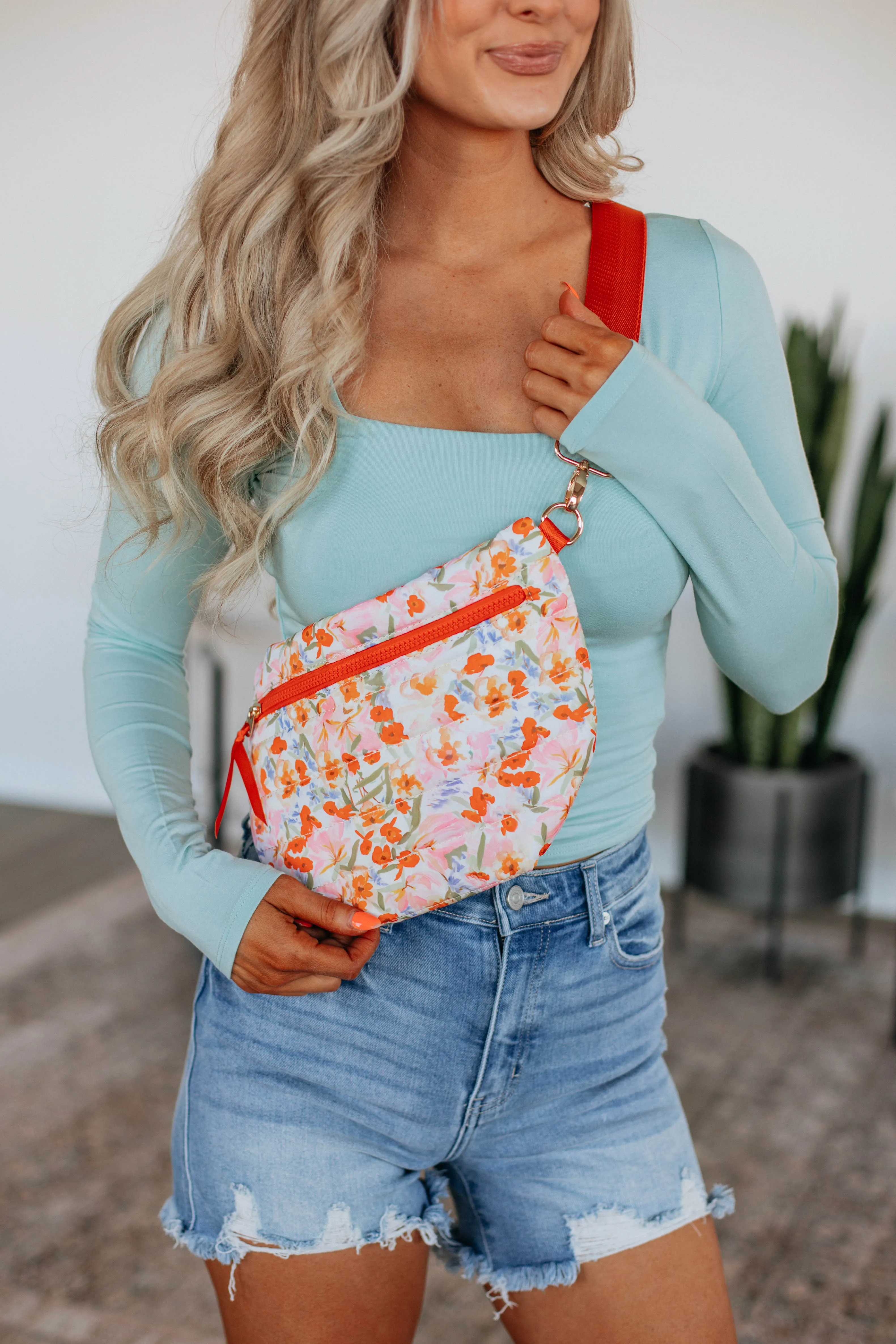All I Need Belt Bag - Tangerine Mix sold by Wild Oak Boutique