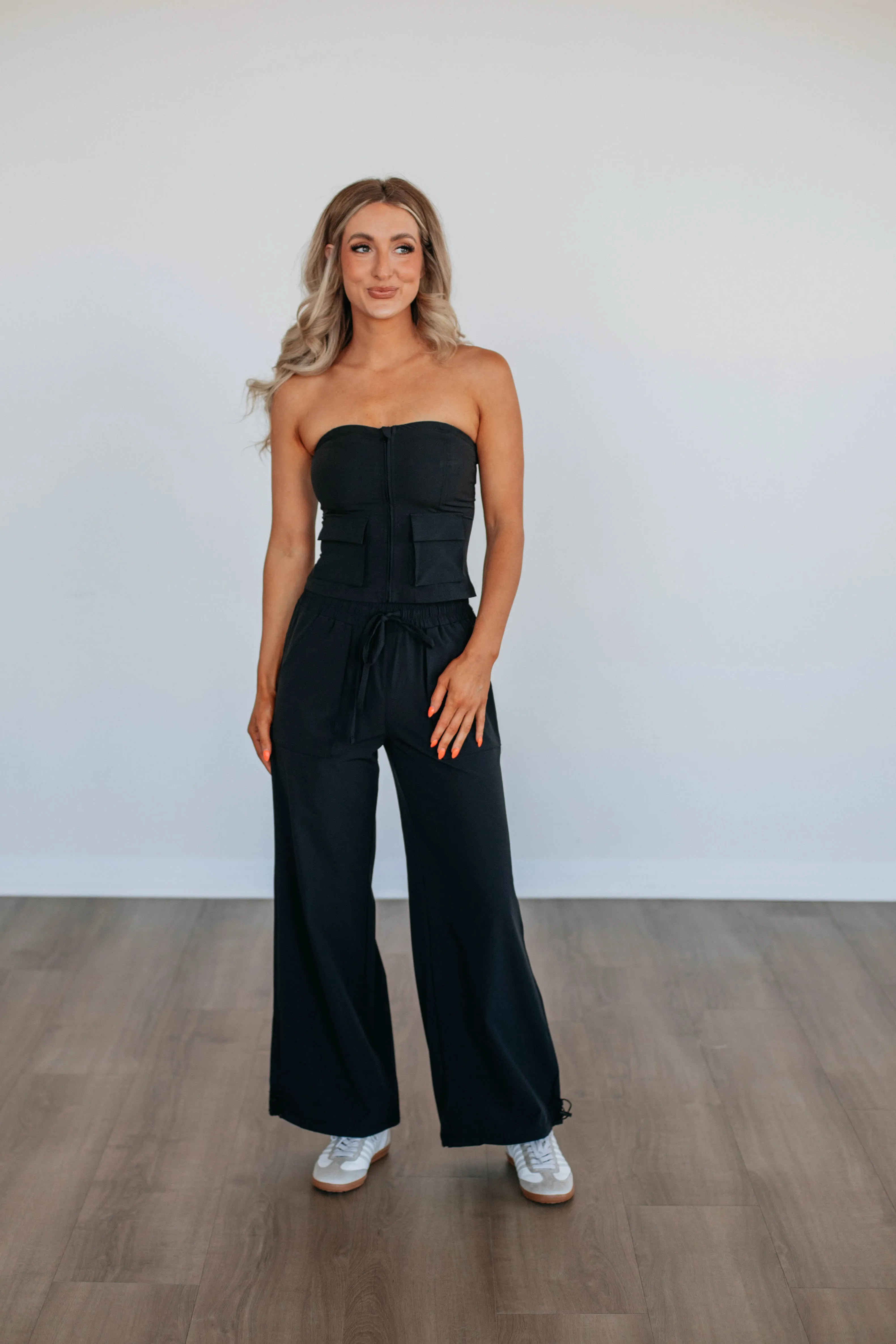 Jule Cargo Pants - Black sold by Wild Oak Boutique product image thumbnail 3