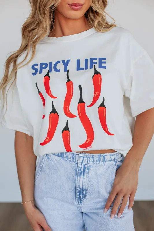 Spicy Life Graphic Tee sold by Wild Oak Boutique