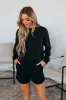 Luxley Lounge Shorts - Black sold by Wild Oak Boutique