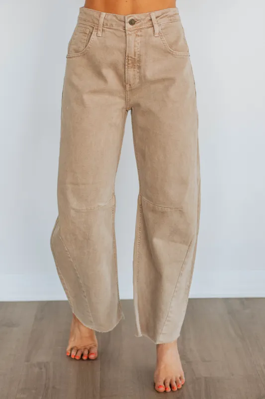 Beatrix JBD Jeans - Khaki sold by Wild Oak Boutique