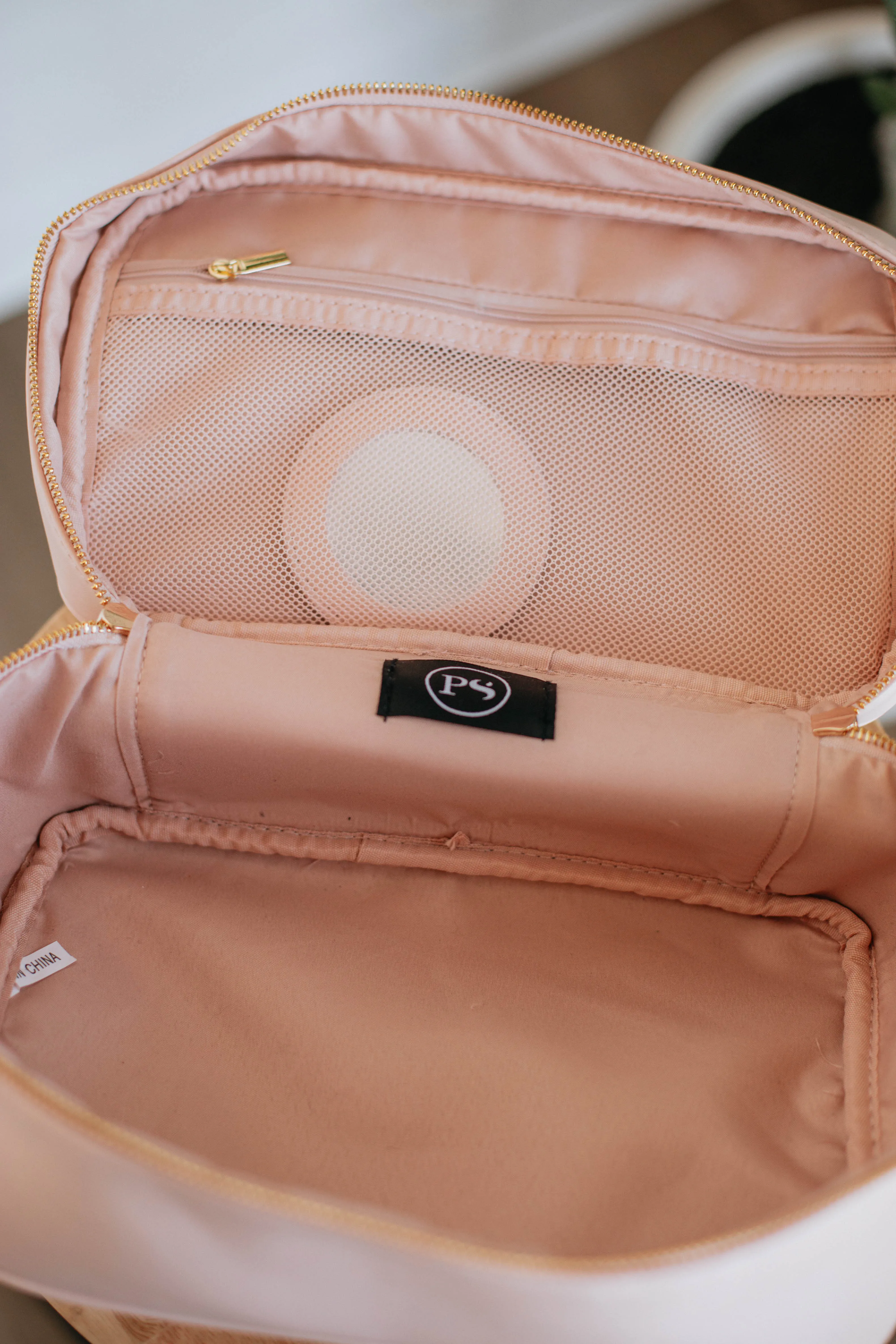 Lindsay Cosmetic Bag - Blush sold by Wild Oak Boutique product image thumbnail 3