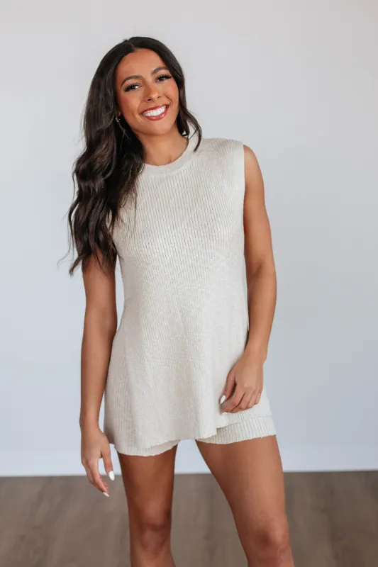 Junia Knit Two-Piece Set - Natural sold by Wild Oak Boutique