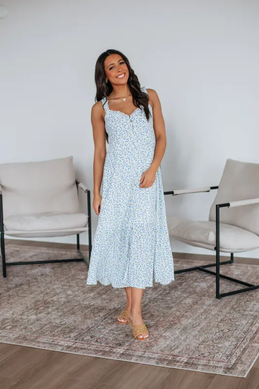 Lynae Midi Dress sold by Wild Oak Boutique