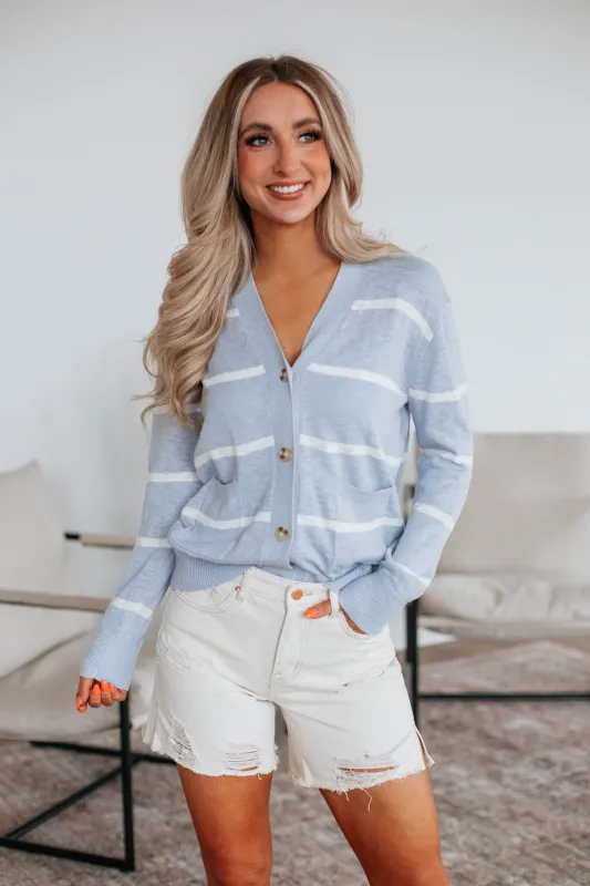 Marylou Striped Cardigan sold by Wild Oak Boutique