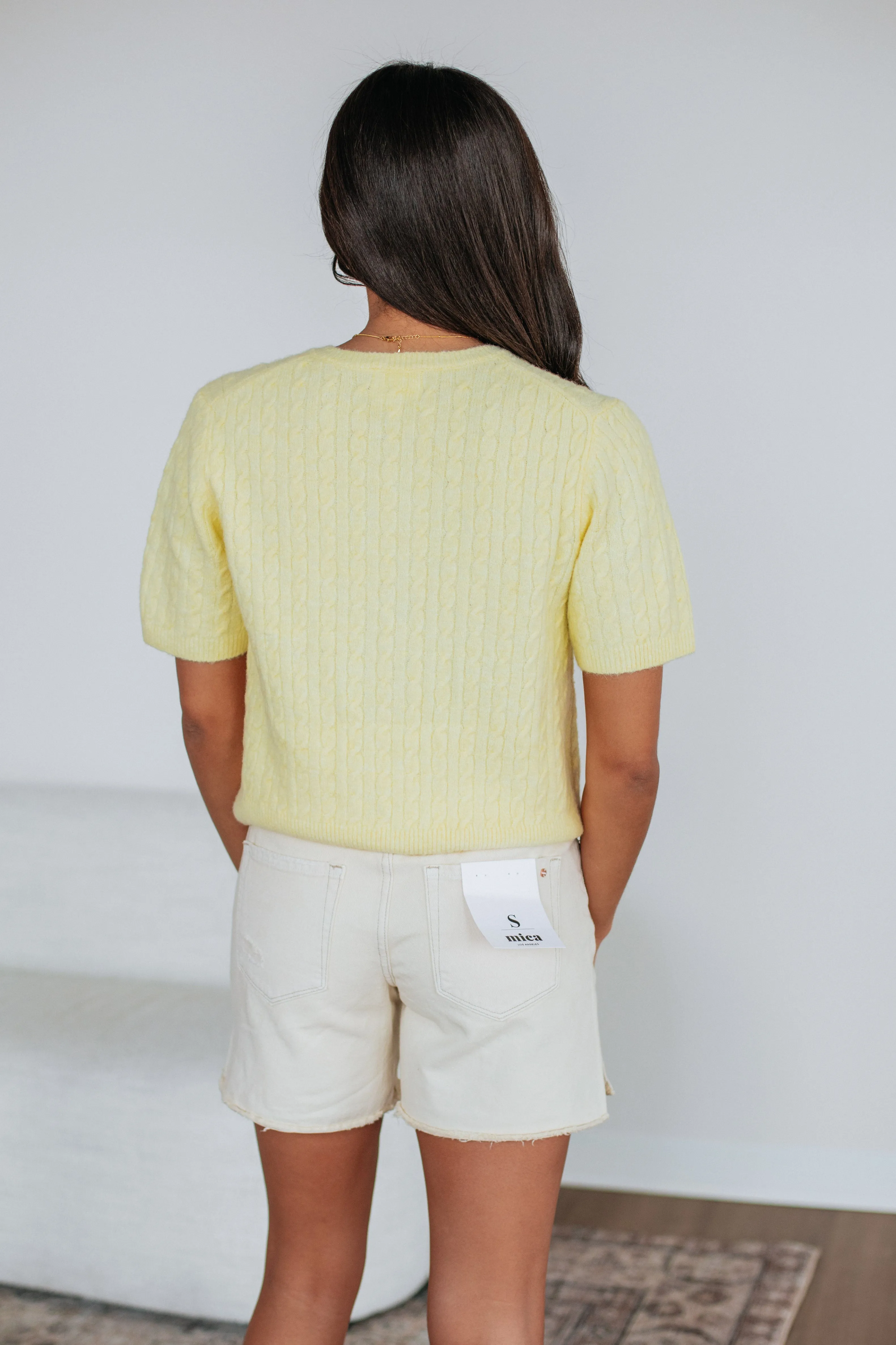 Denise Cardigan Top - Butter sold by Wild Oak Boutique product image thumbnail 4