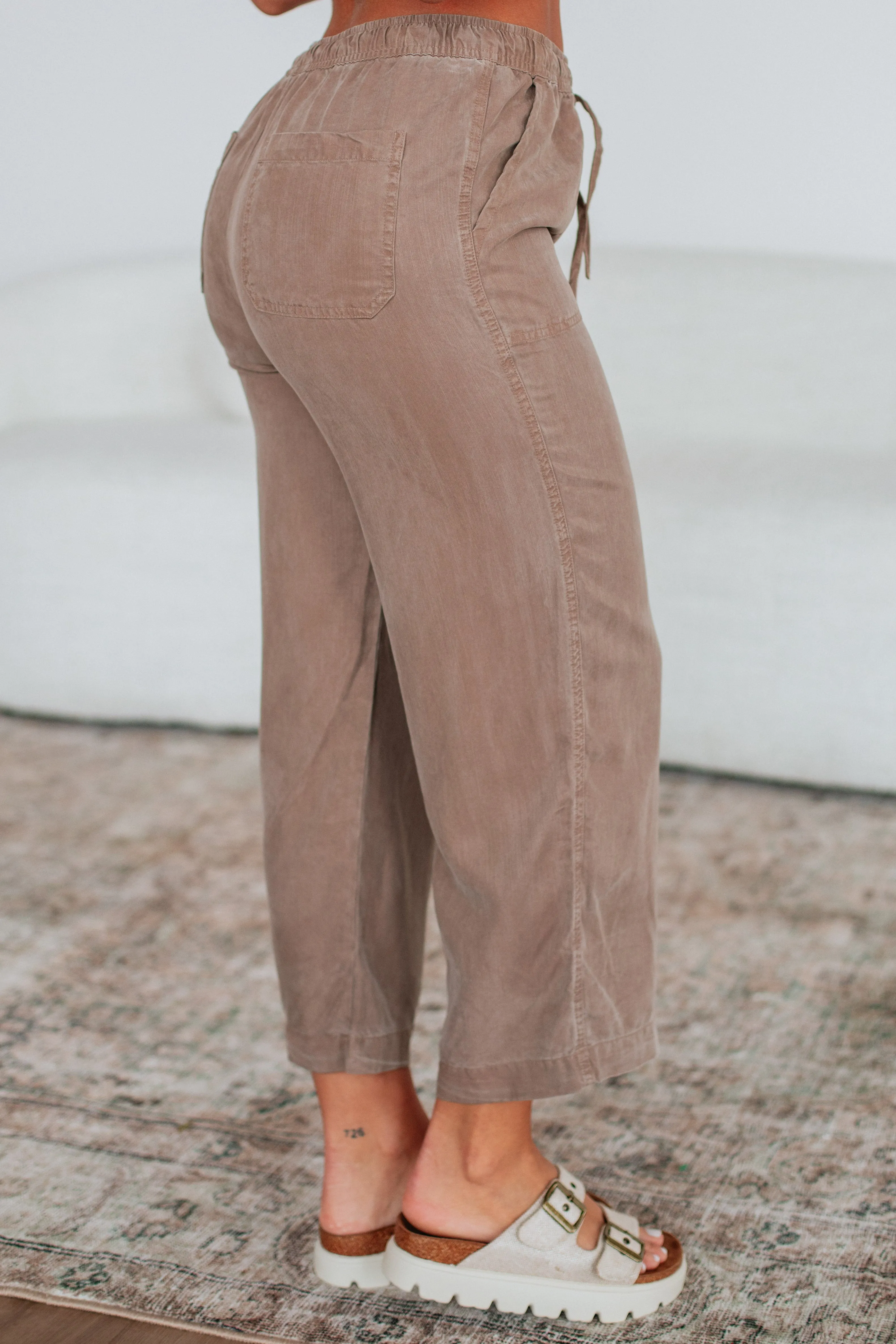 Duncan Casual Pants - Mocha sold by Wild Oak Boutique product image thumbnail 3