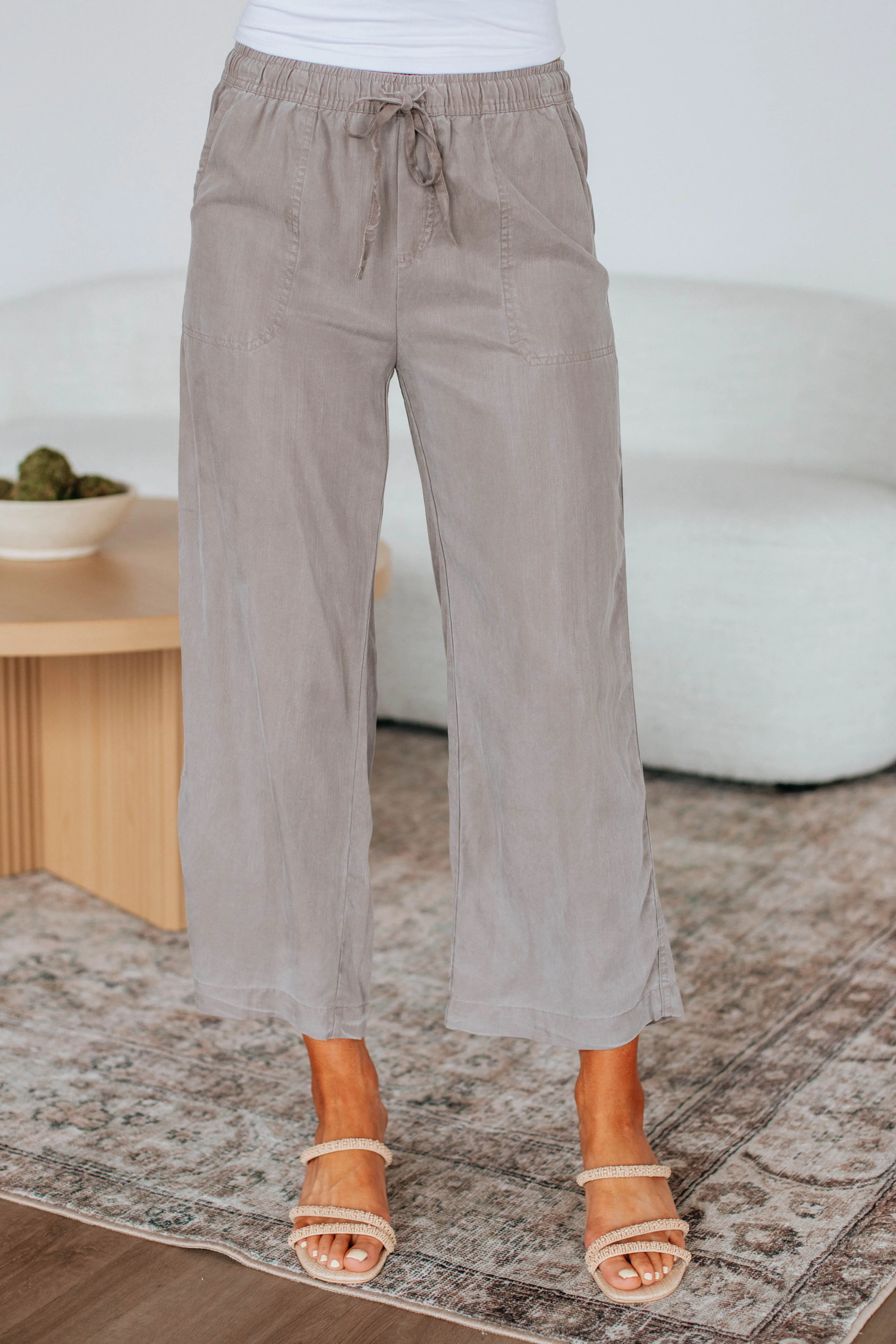 Duncan Casual Pants - Stone sold by Wild Oak Boutique product image thumbnail 2