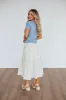 Charisse Ribbed Top - Sky Blue sold by Wild Oak Boutique