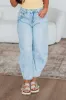 Briony Denim Barrel Pants sold by Wild Oak Boutique