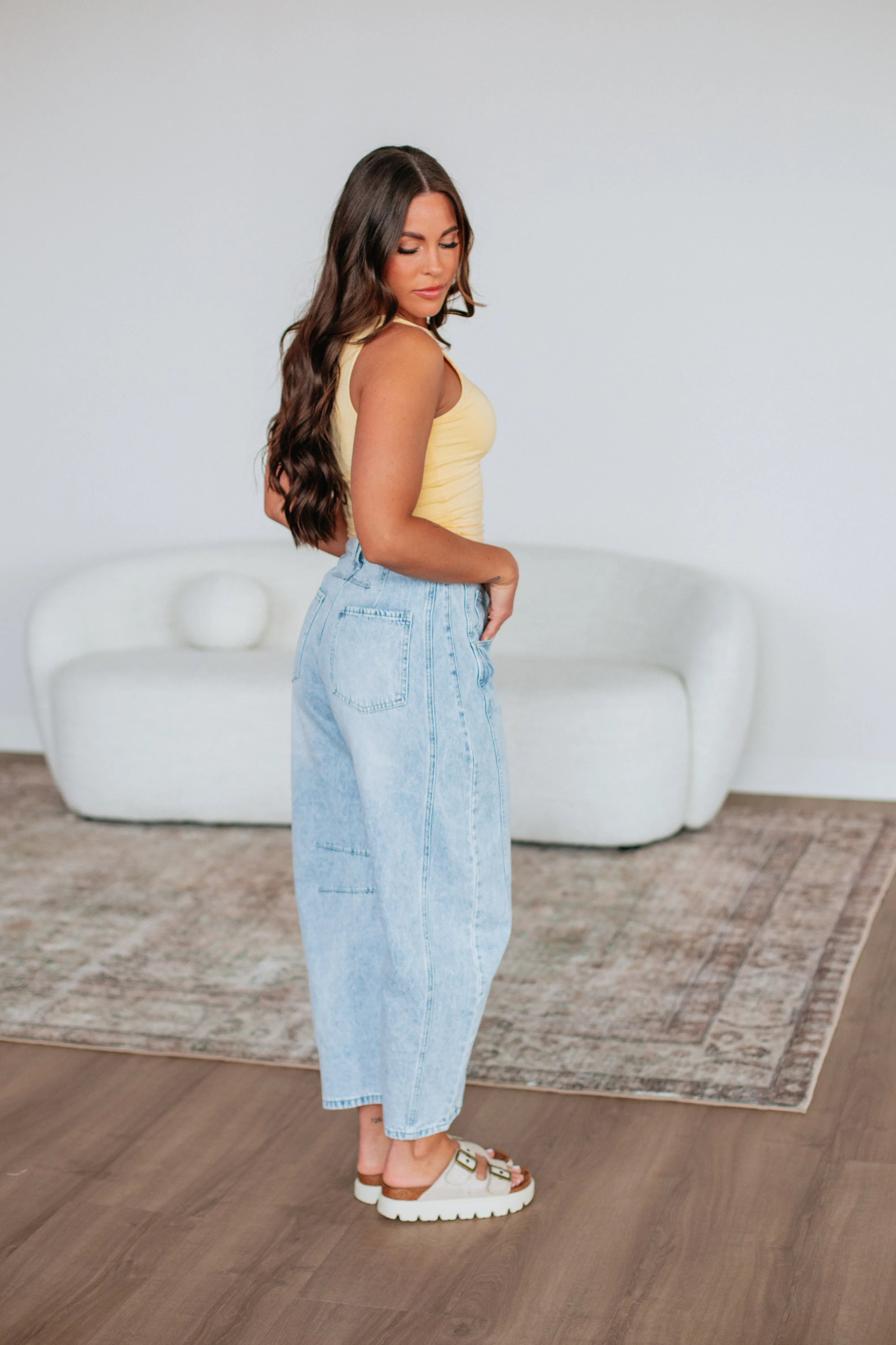 Briony Denim Barrel Pants sold by Wild Oak Boutique product image thumbnail 2