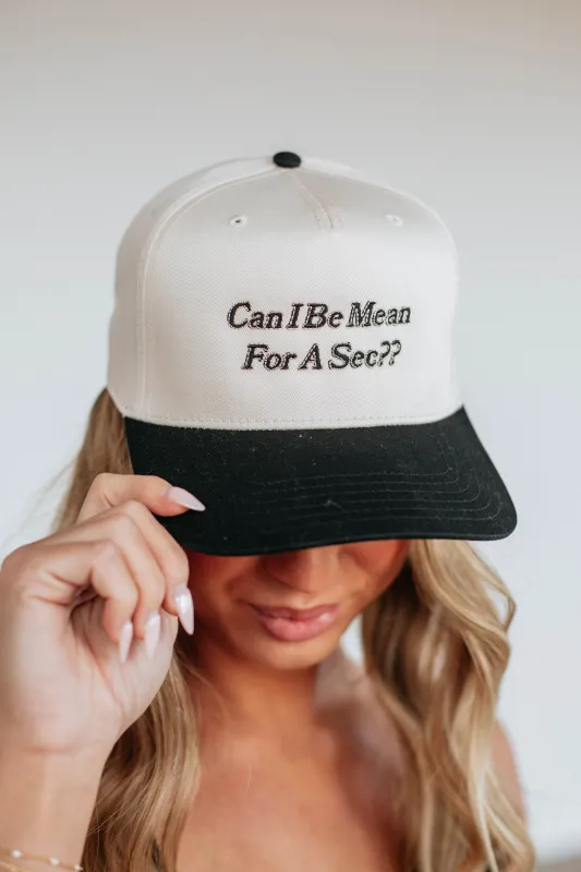 Can I Be Mean Trucker Hat sold by Wild Oak Boutique