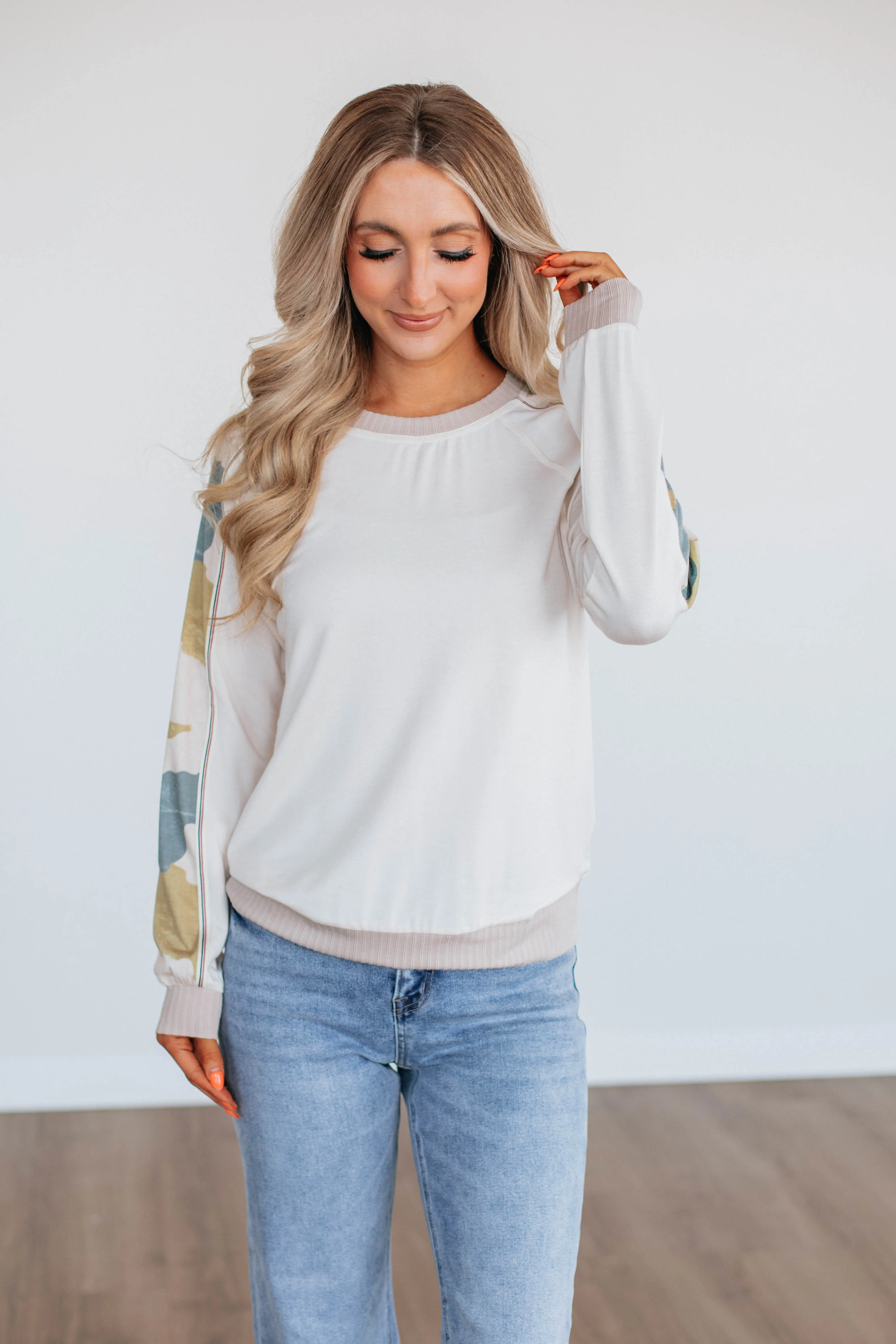 Camo Cuteness Top sold by Wild Oak Boutique product image thumbnail 2