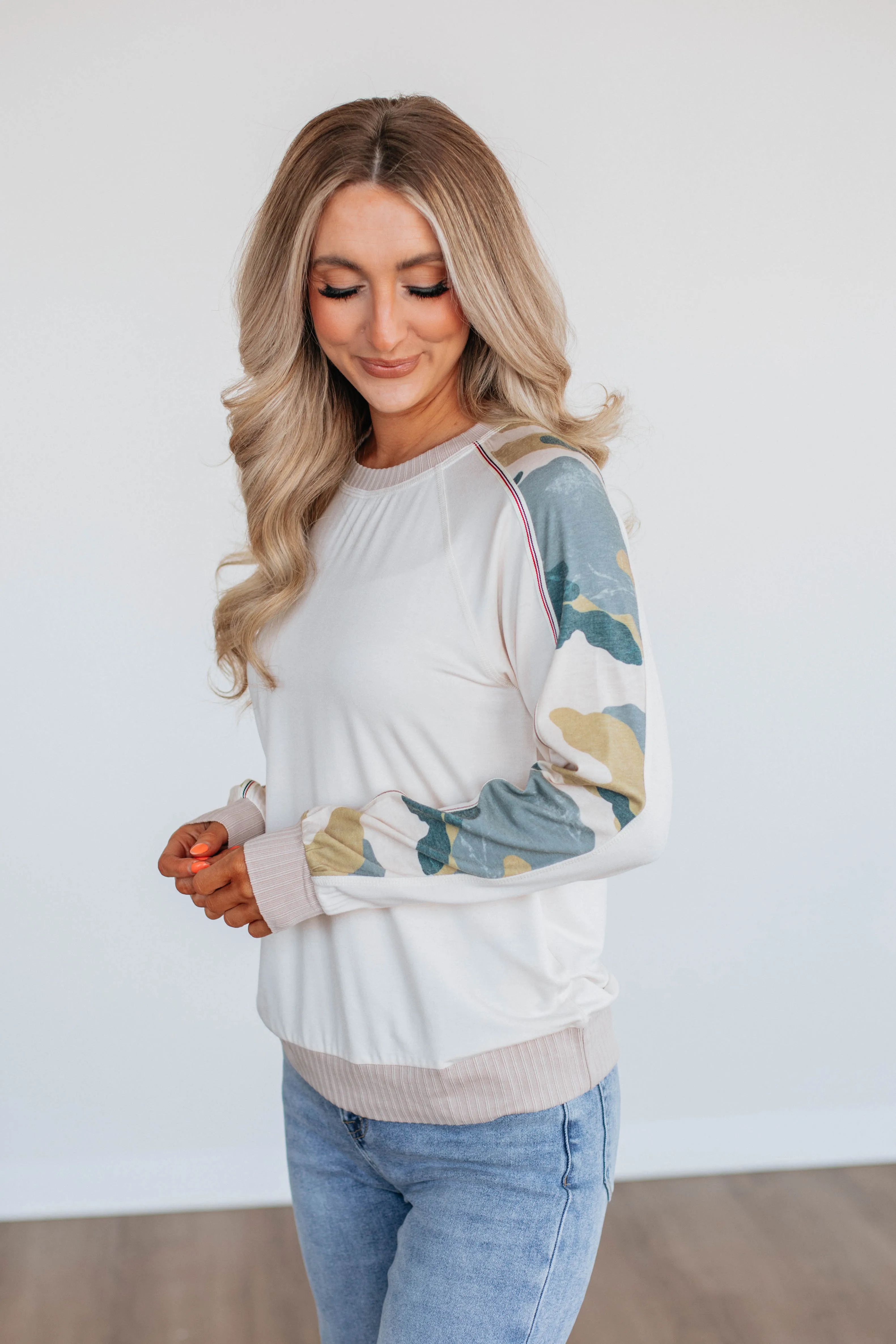 Camo Cuteness Top sold by Wild Oak Boutique product image thumbnail 5