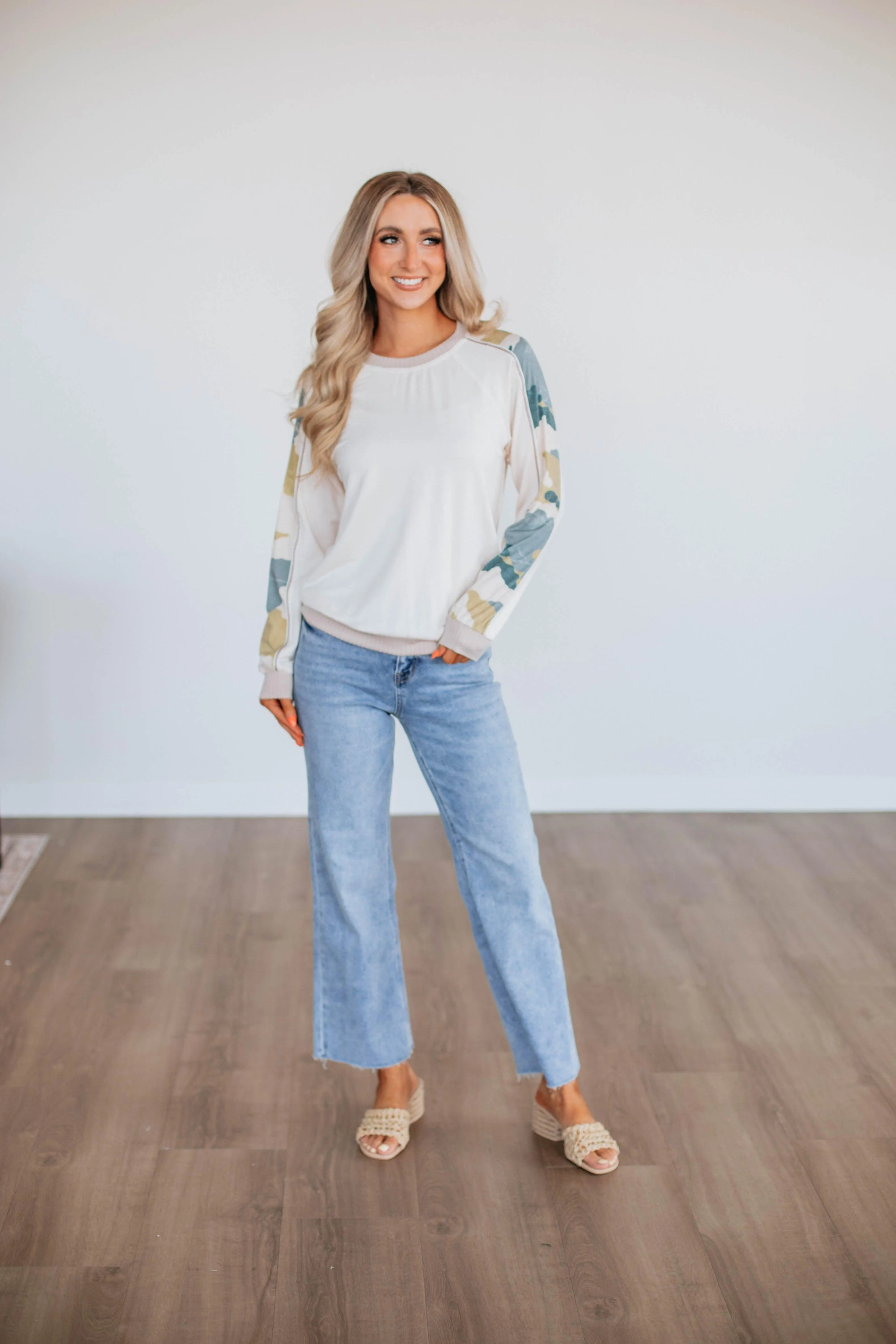 Camo Cuteness Top sold by Wild Oak Boutique product image thumbnail 3