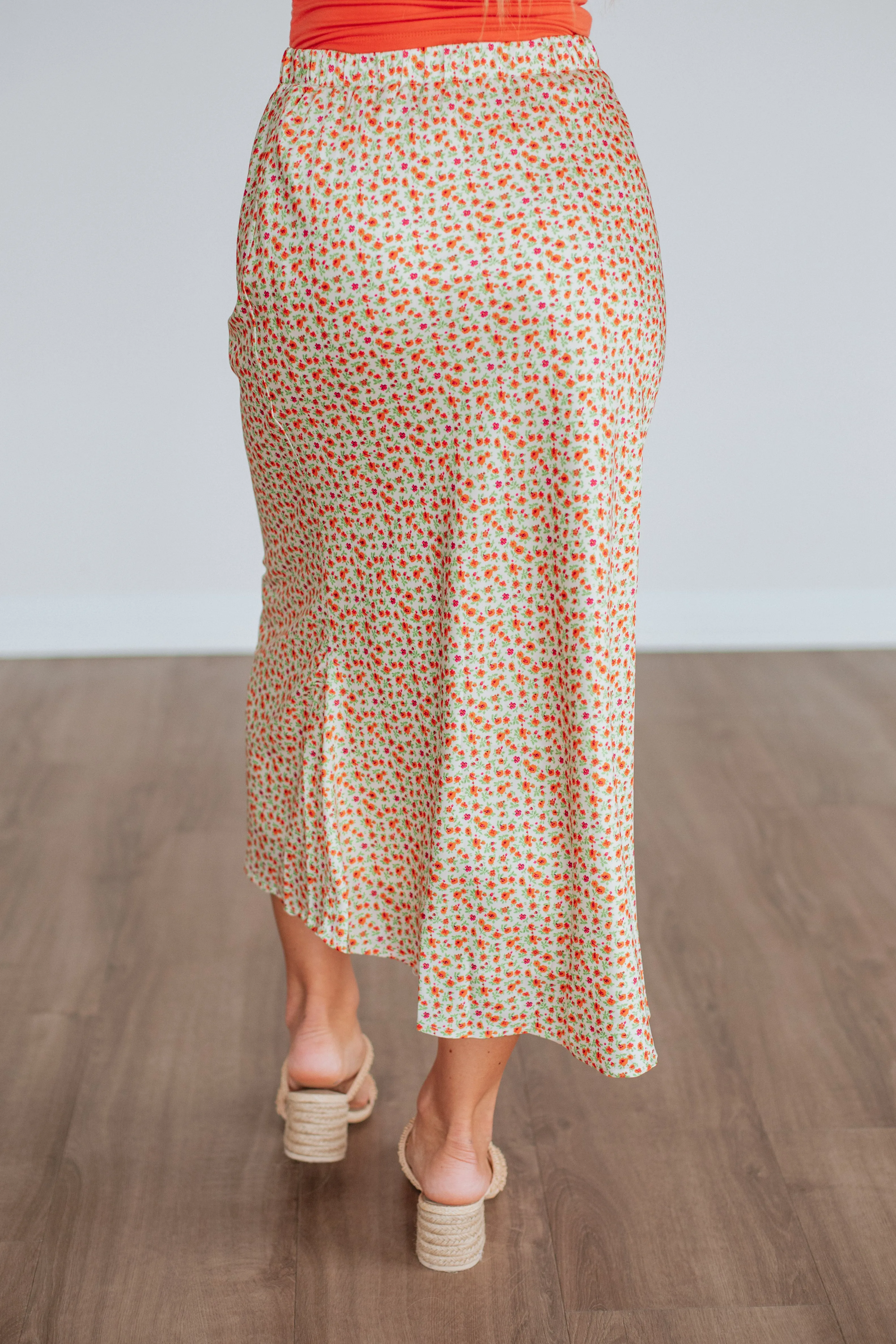 Eileen Floral Skirt sold by Wild Oak Boutique product image thumbnail 4