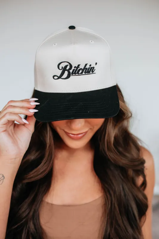 Bitchin' Trucker Hat - Black Mix sold by Wild Oak Boutique